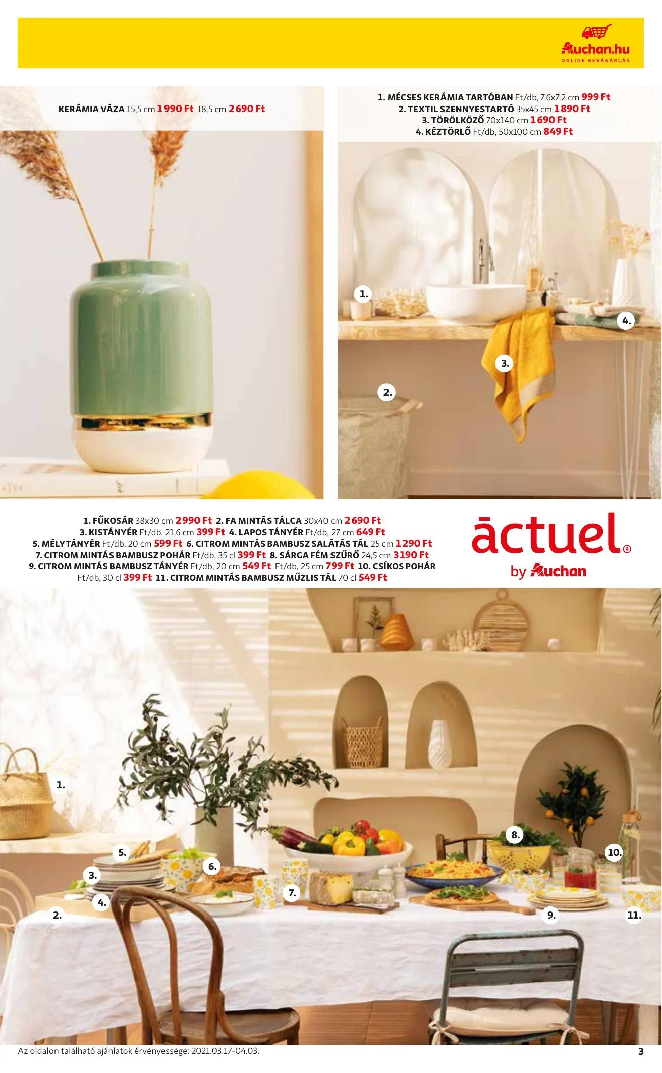 Auchan akciós újság Husveti katalógus 03.04–04.03 – 3. oldal