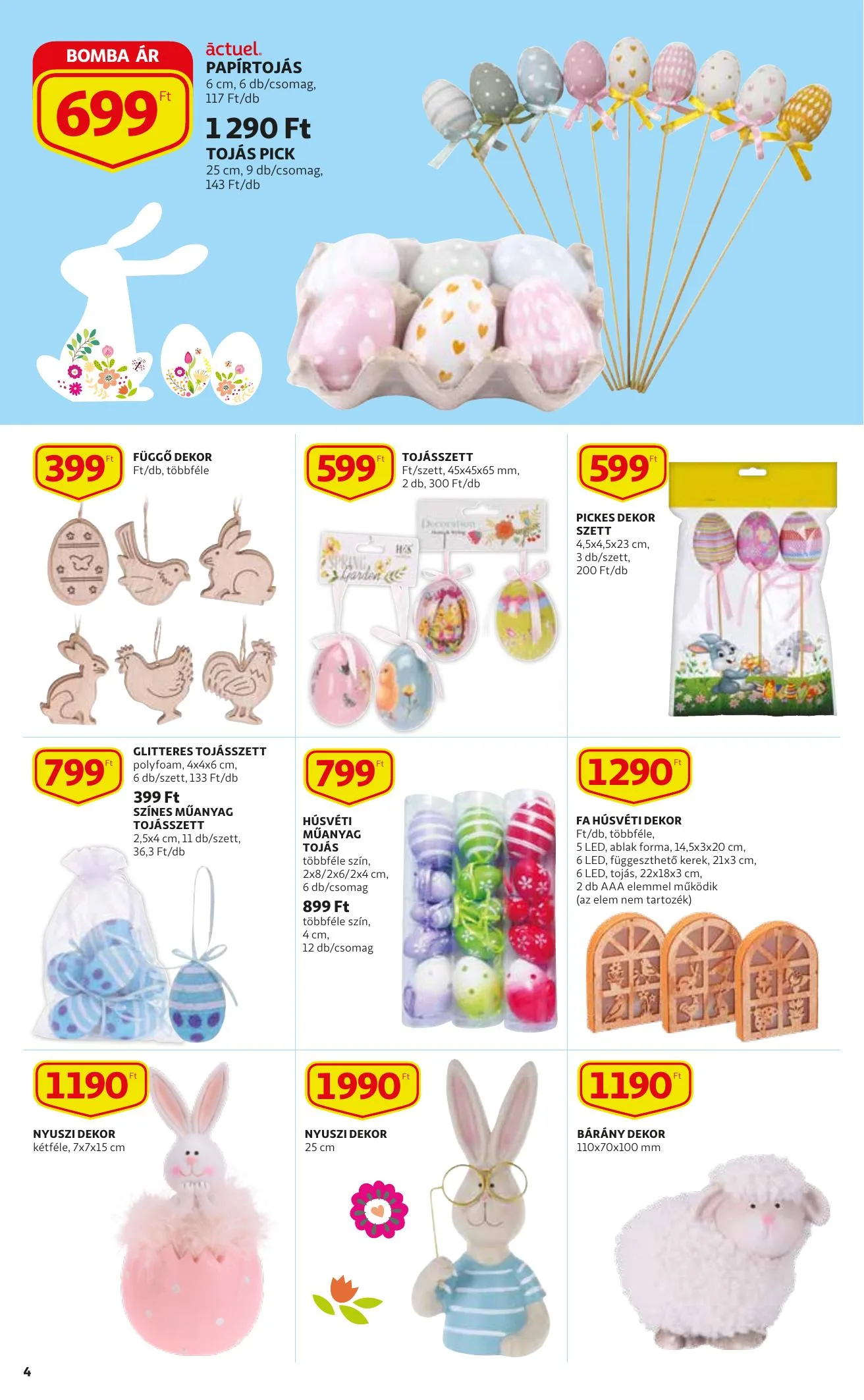 Auchan akciós újság Husveti katalógus 03.04–04.03 – 4. oldal