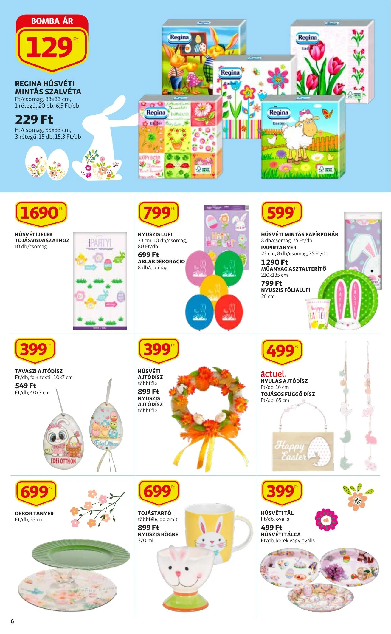 Auchan akciós újság Husveti katalógus 03.04–04.03 – 6. oldal