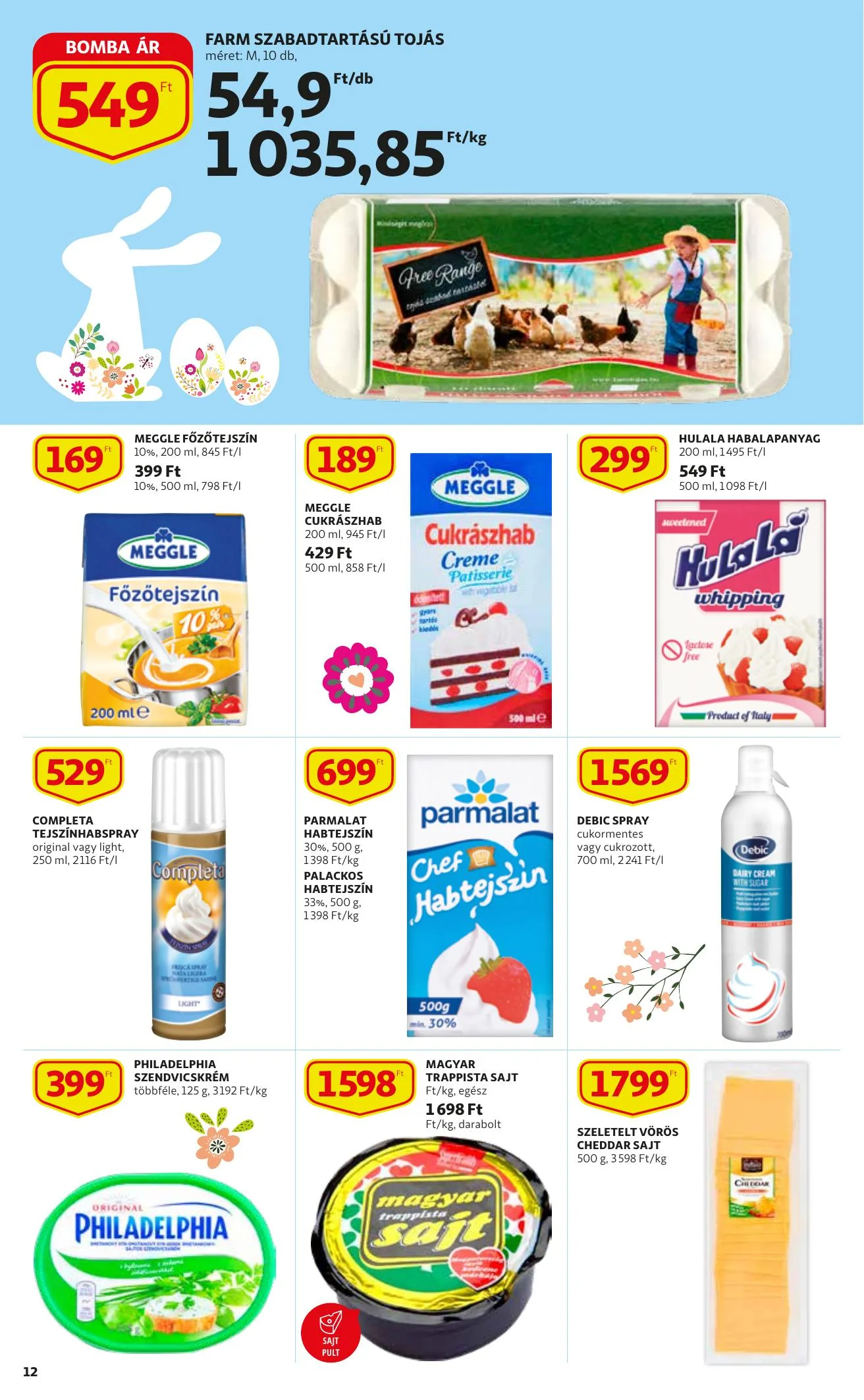 Auchan akciós újság Husveti katalógus 03.11–04.03 – 12. oldal