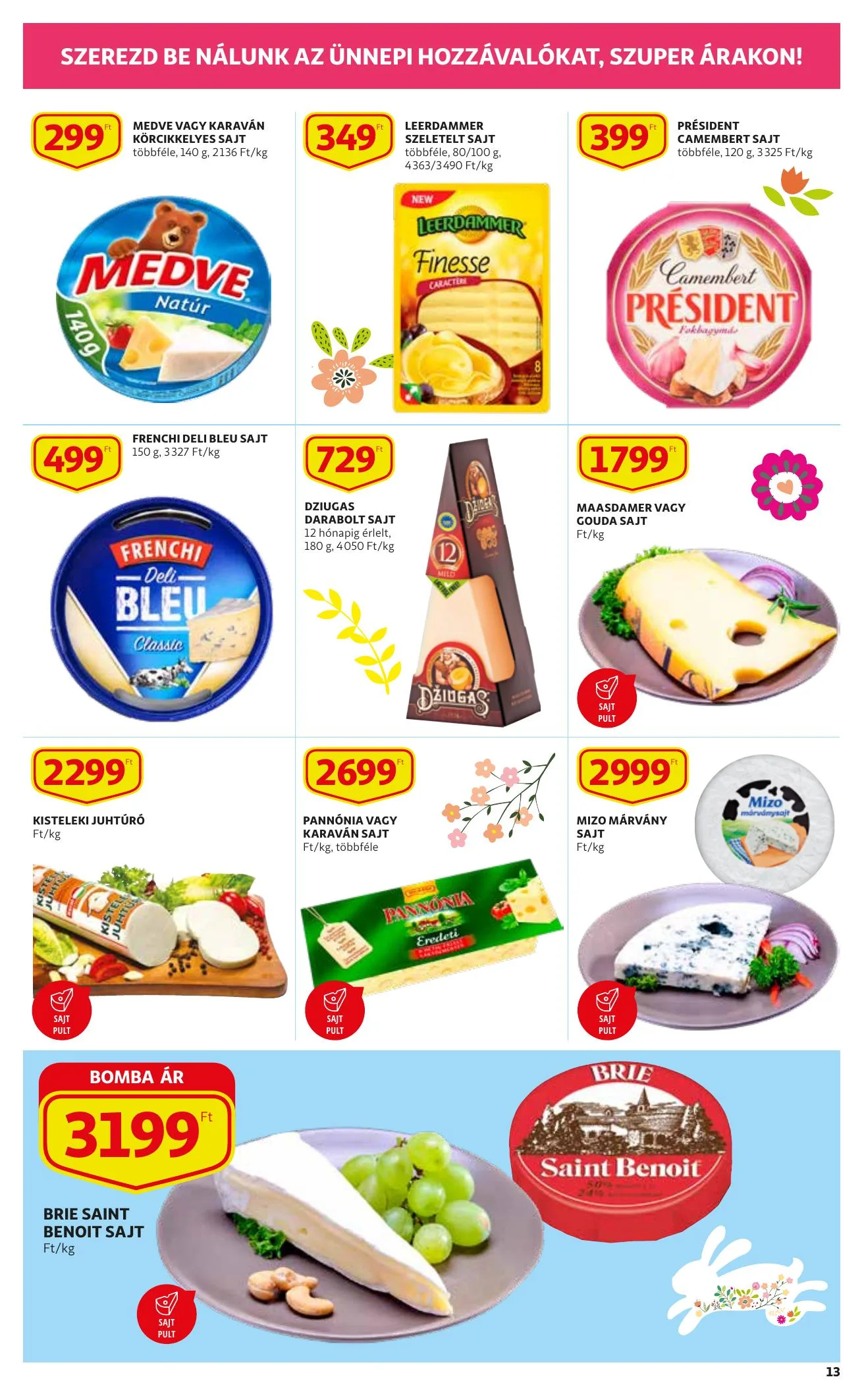 Auchan akciós újság Husveti katalógus 03.11–04.03 – 13. oldal