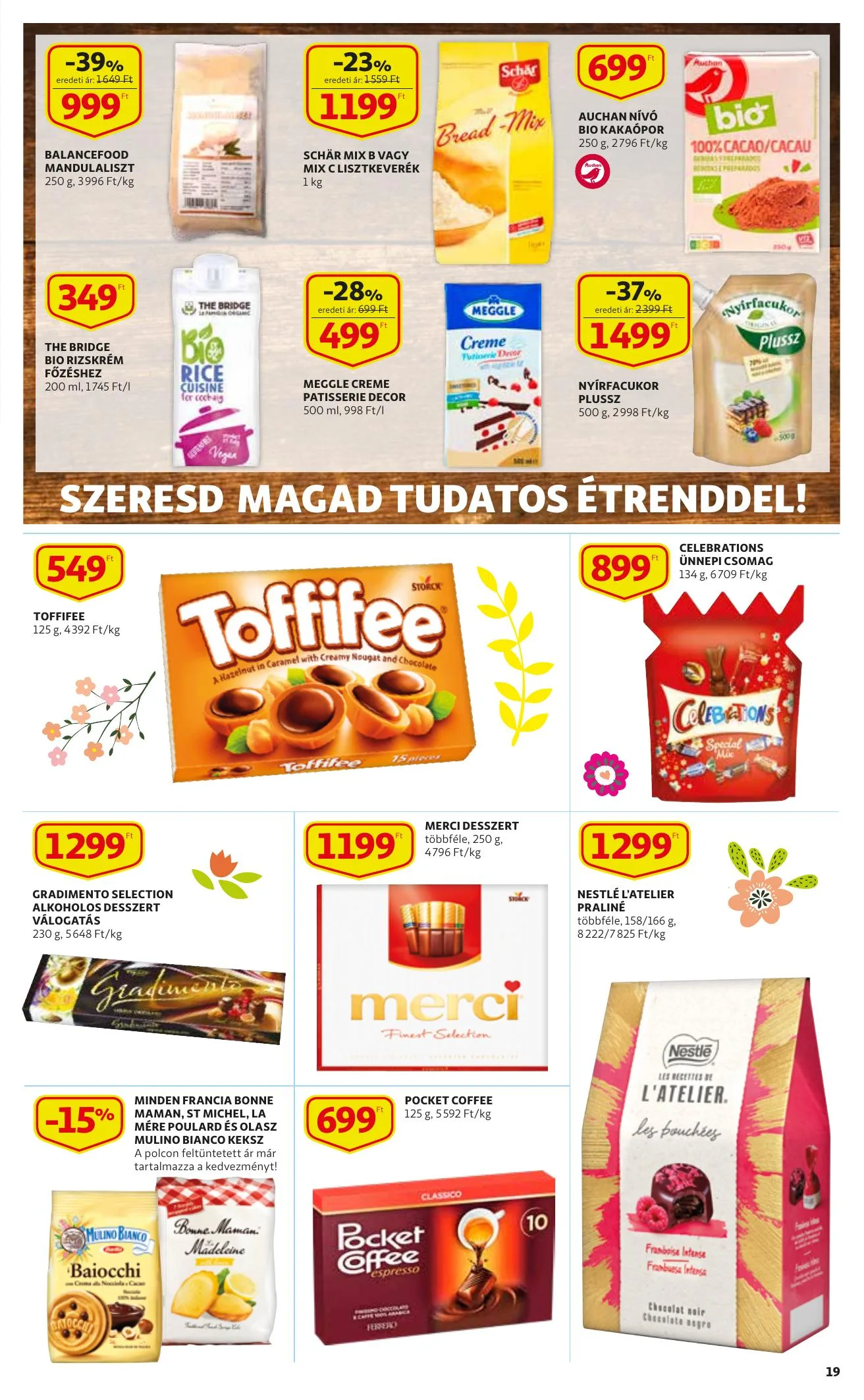 Auchan akciós újság Husveti katalógus 03.11–04.03 – 19. oldal