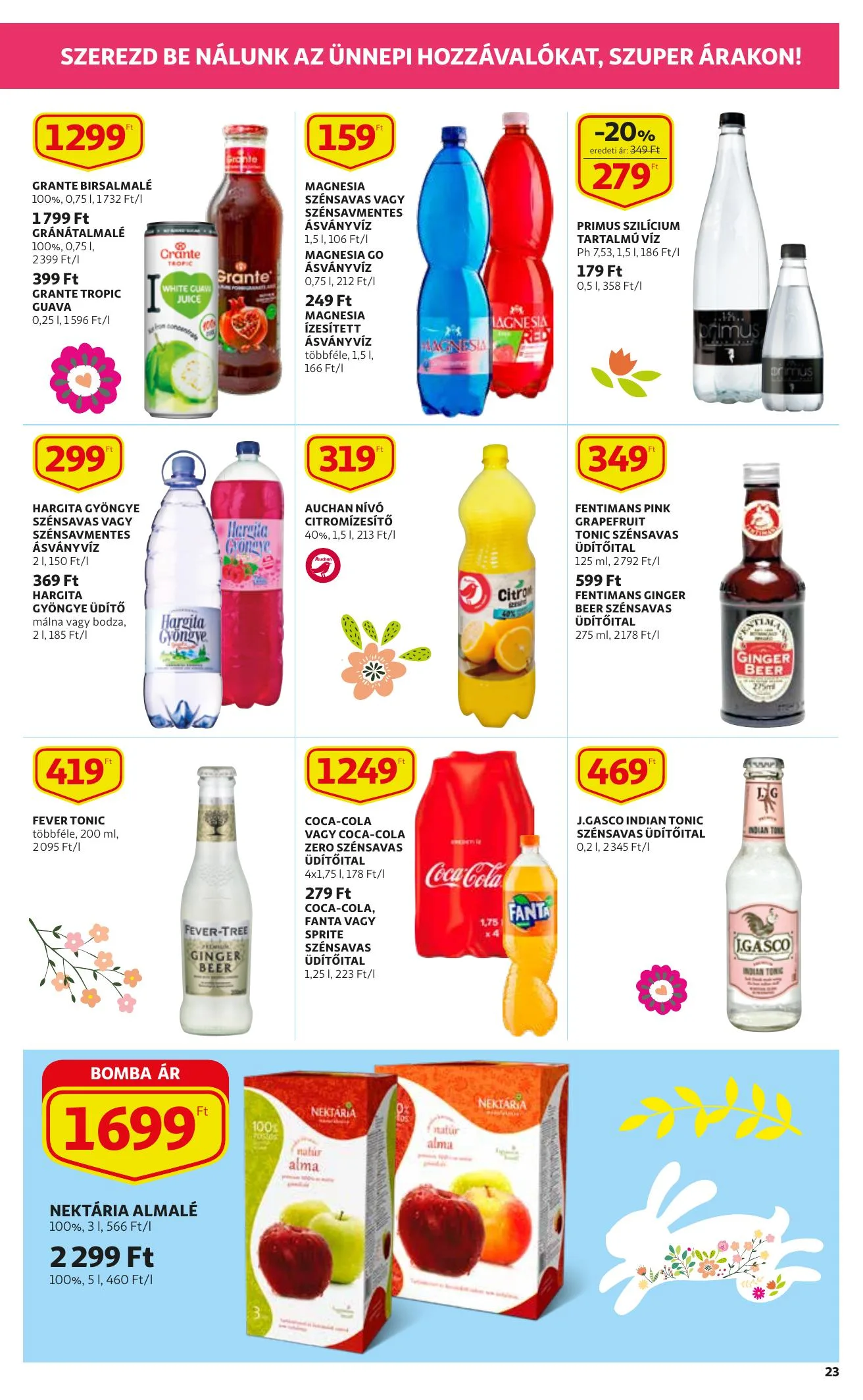 Auchan akciós újság Husveti katalógus 03.11–04.03 – 23. oldal