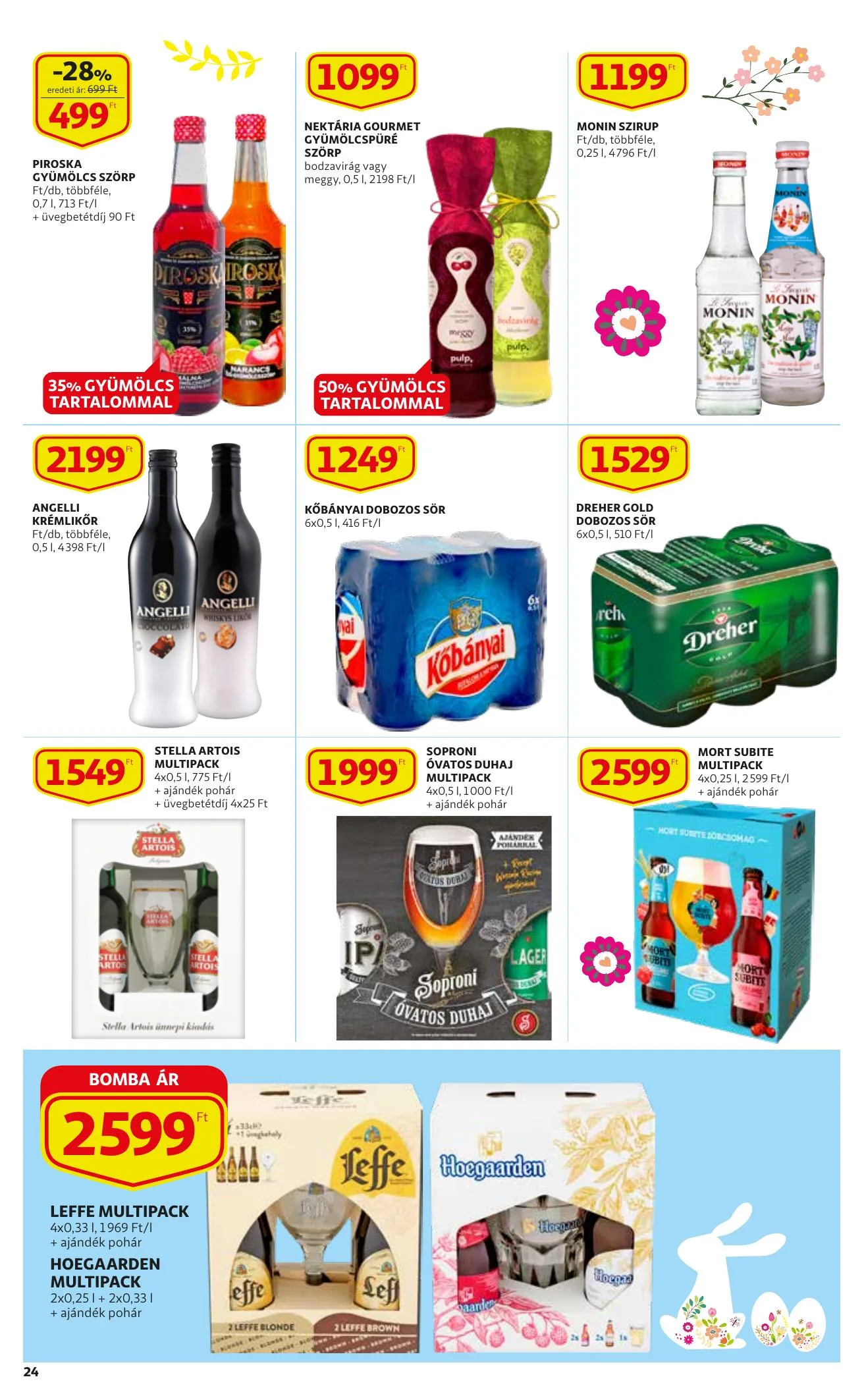 Auchan akciós újság Husveti katalógus 03.11–04.03 – 24. oldal