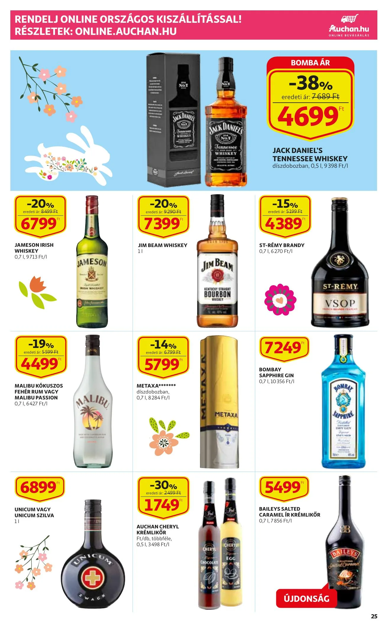 Auchan akciós újság Husveti katalógus 03.11–04.03 – 25. oldal