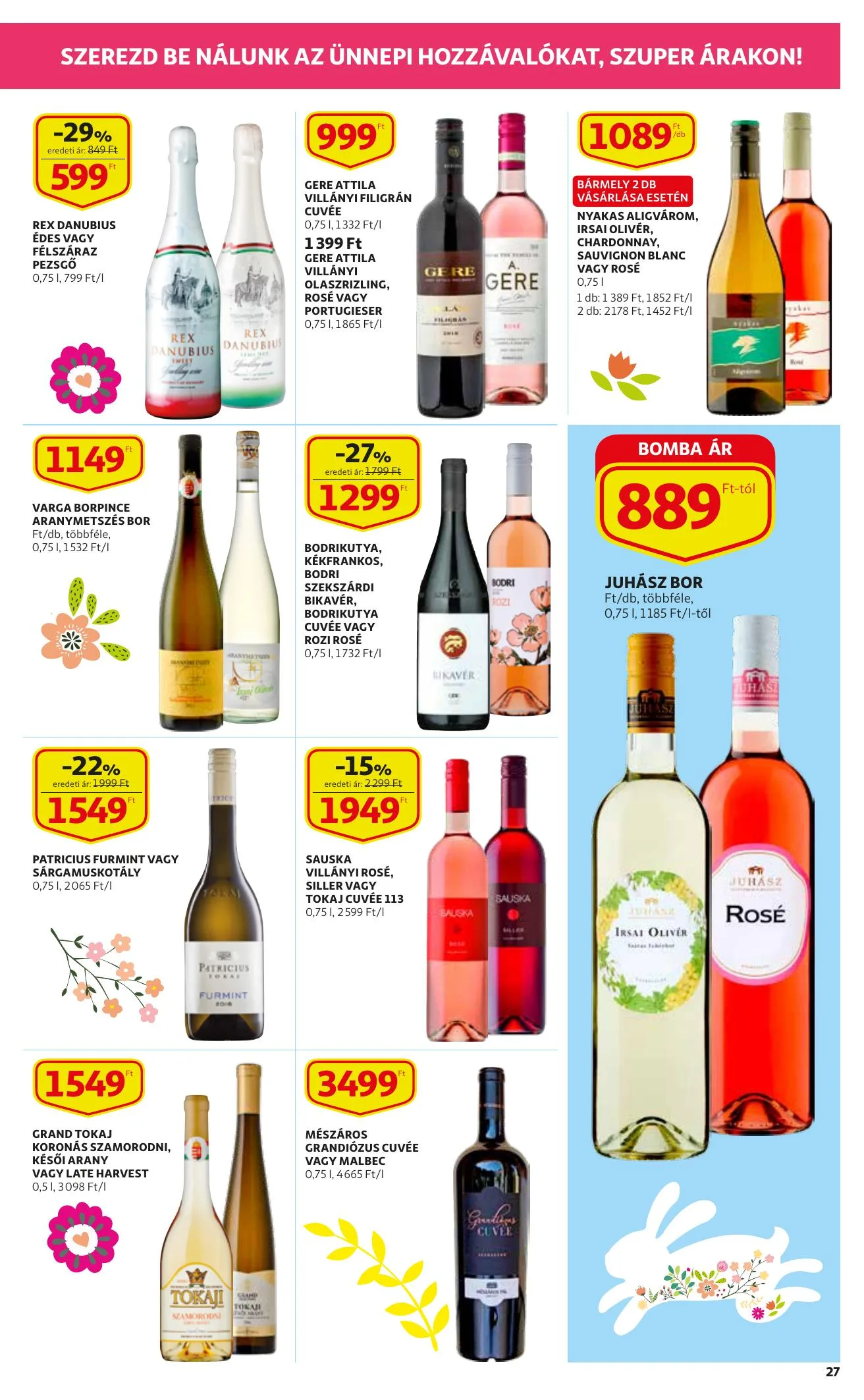 Auchan akciós újság Husveti katalógus 03.11–04.03 – 27. oldal