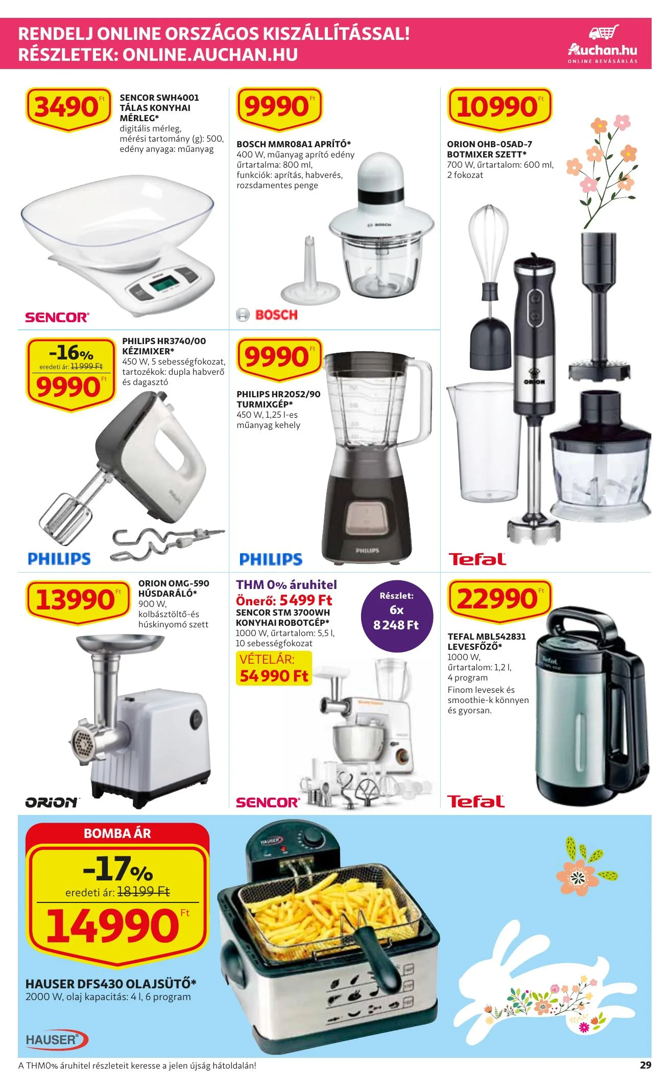 Auchan akciós újság Husveti katalógus 03.11–04.03 – 29. oldal
