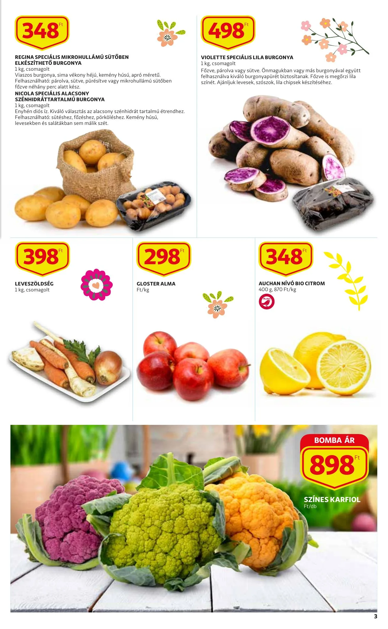 Auchan akciós újság Husveti katalógus 03.11–04.03 – 3. oldal