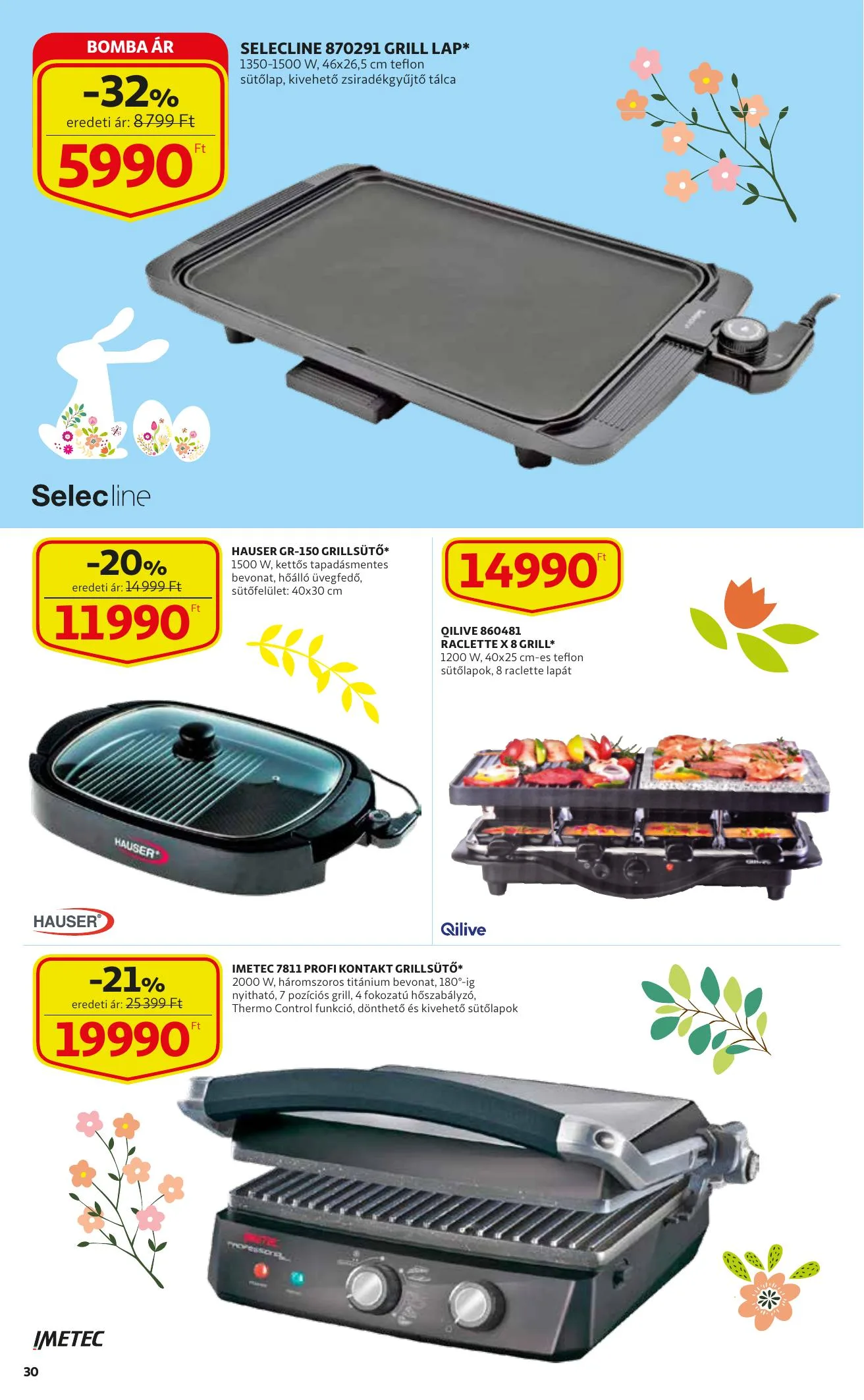 Auchan akciós újság Husveti katalógus 03.11–04.03 – 30. oldal