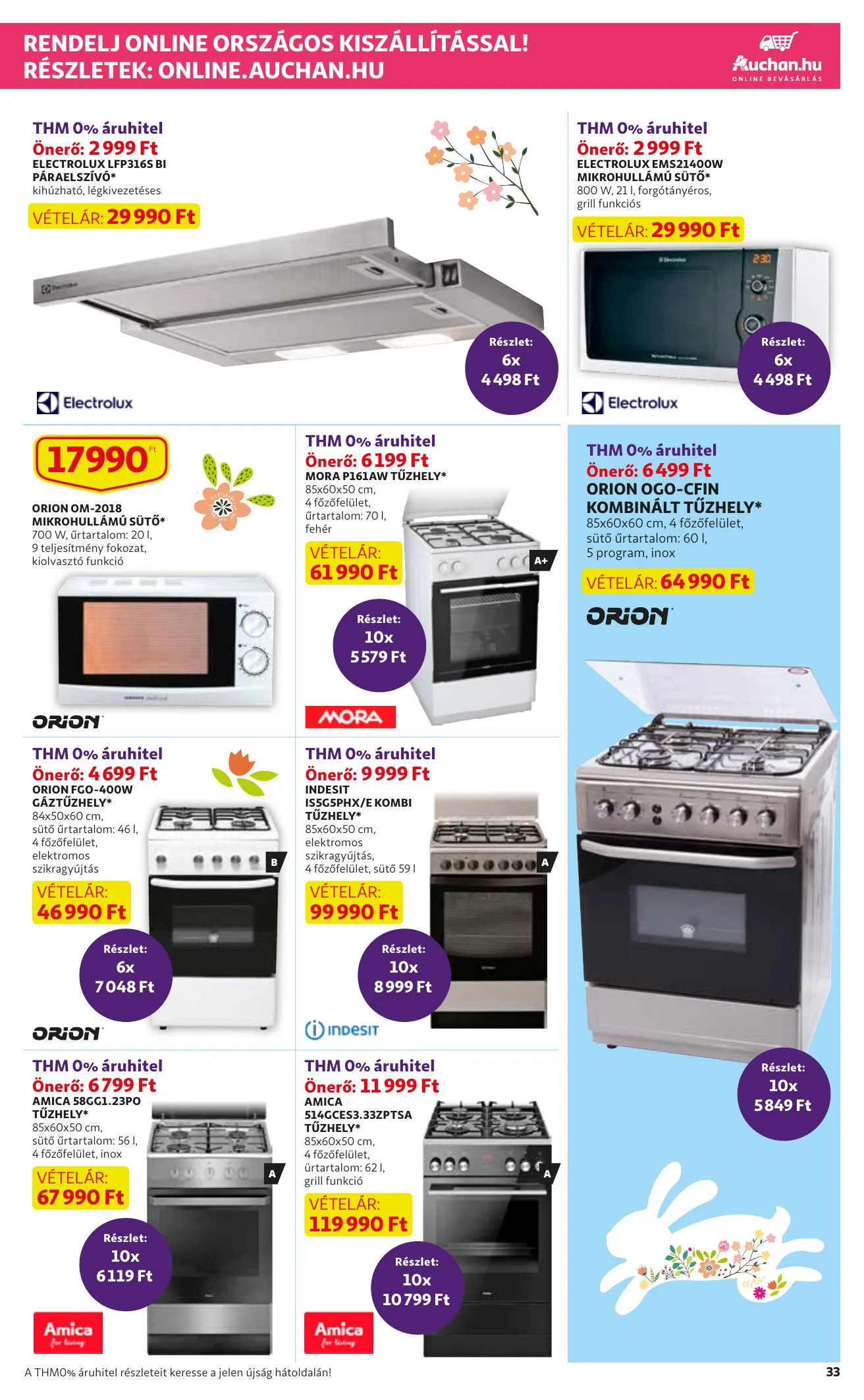 Auchan akciós újság Husveti katalógus 03.11–04.03 – 33. oldal
