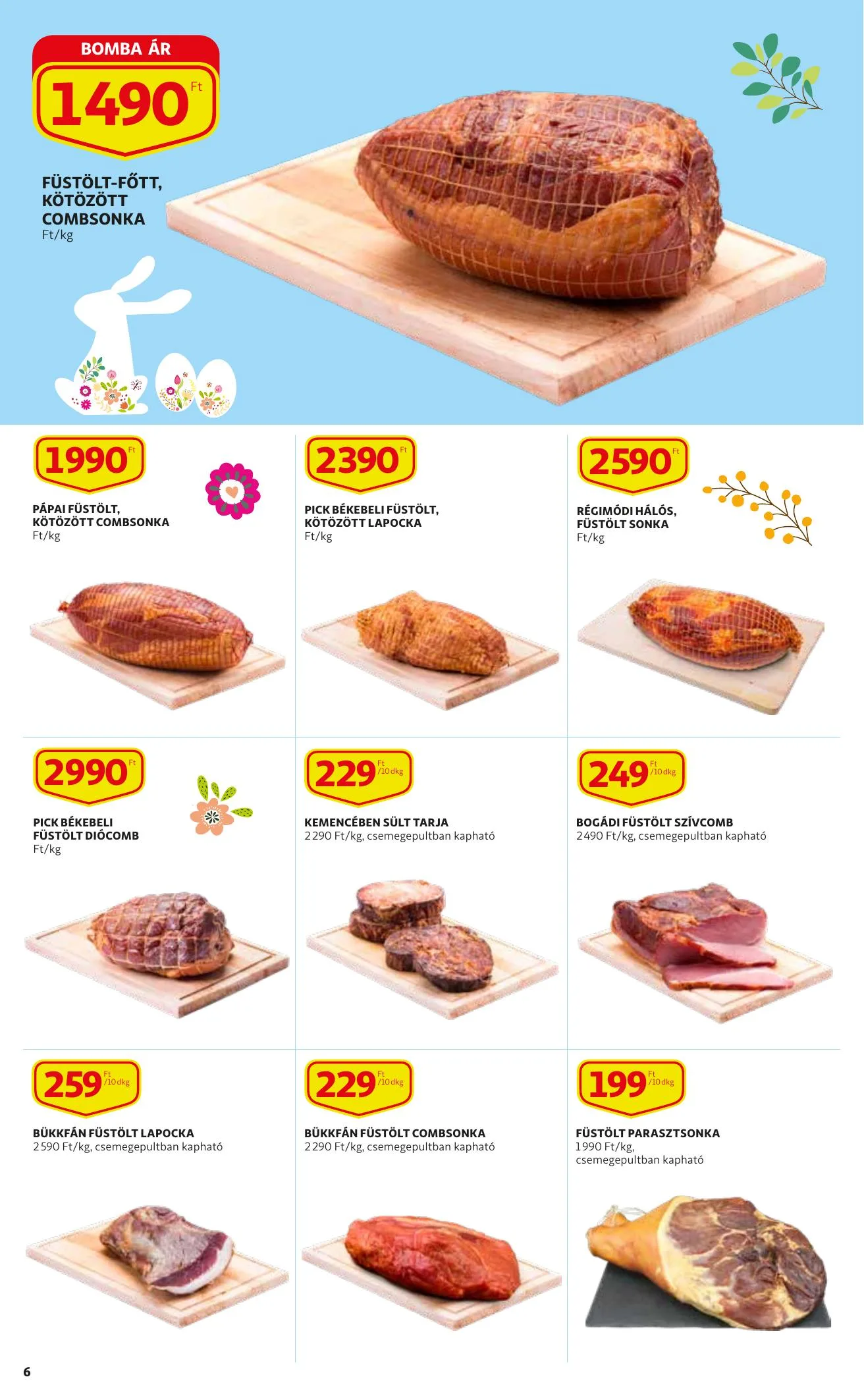 Auchan akciós újság Husveti katalógus 03.11–04.03 – 6. oldal