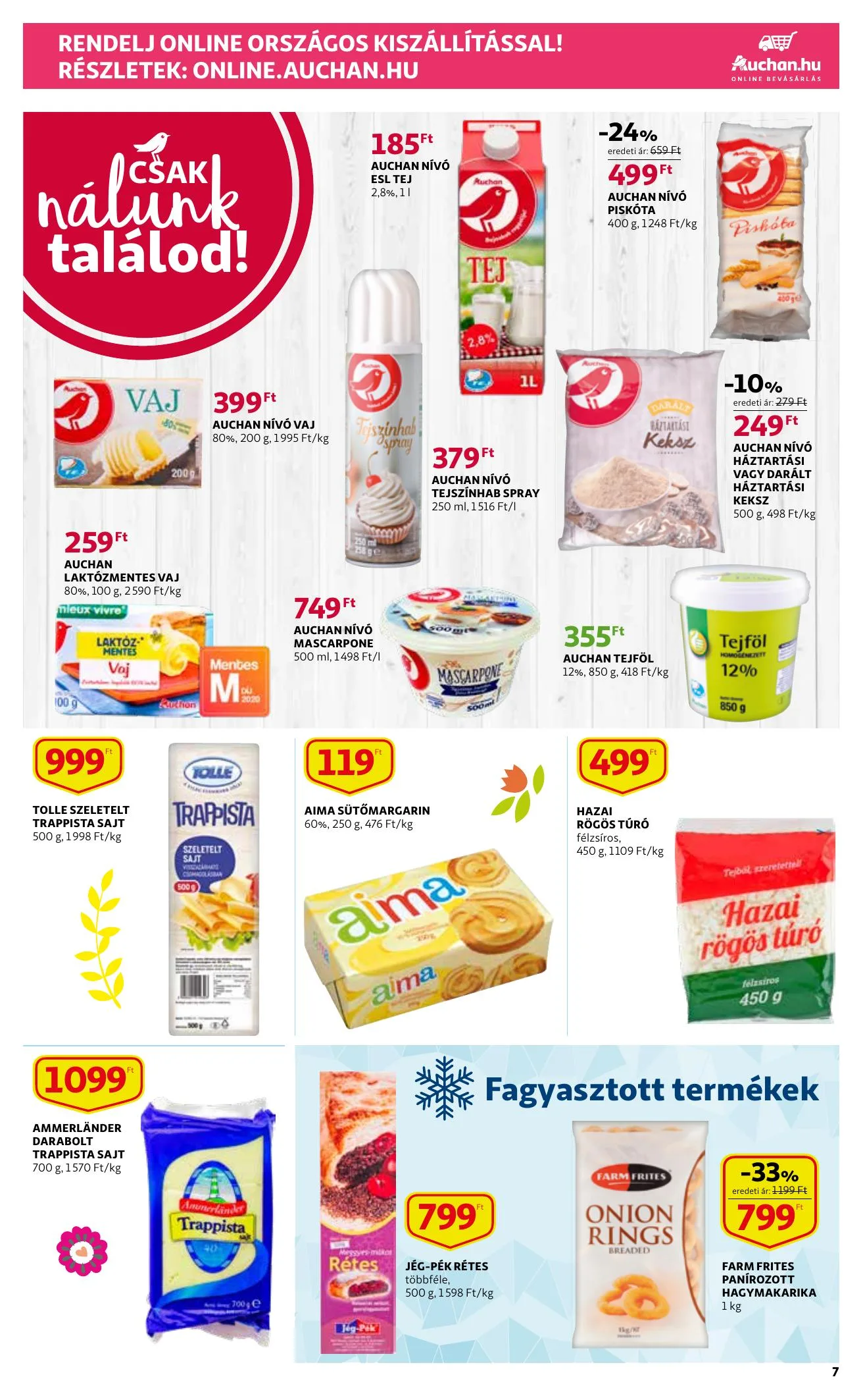 Auchan akciós újság Husveti katalógus 03.29–04.03 – 7. oldal