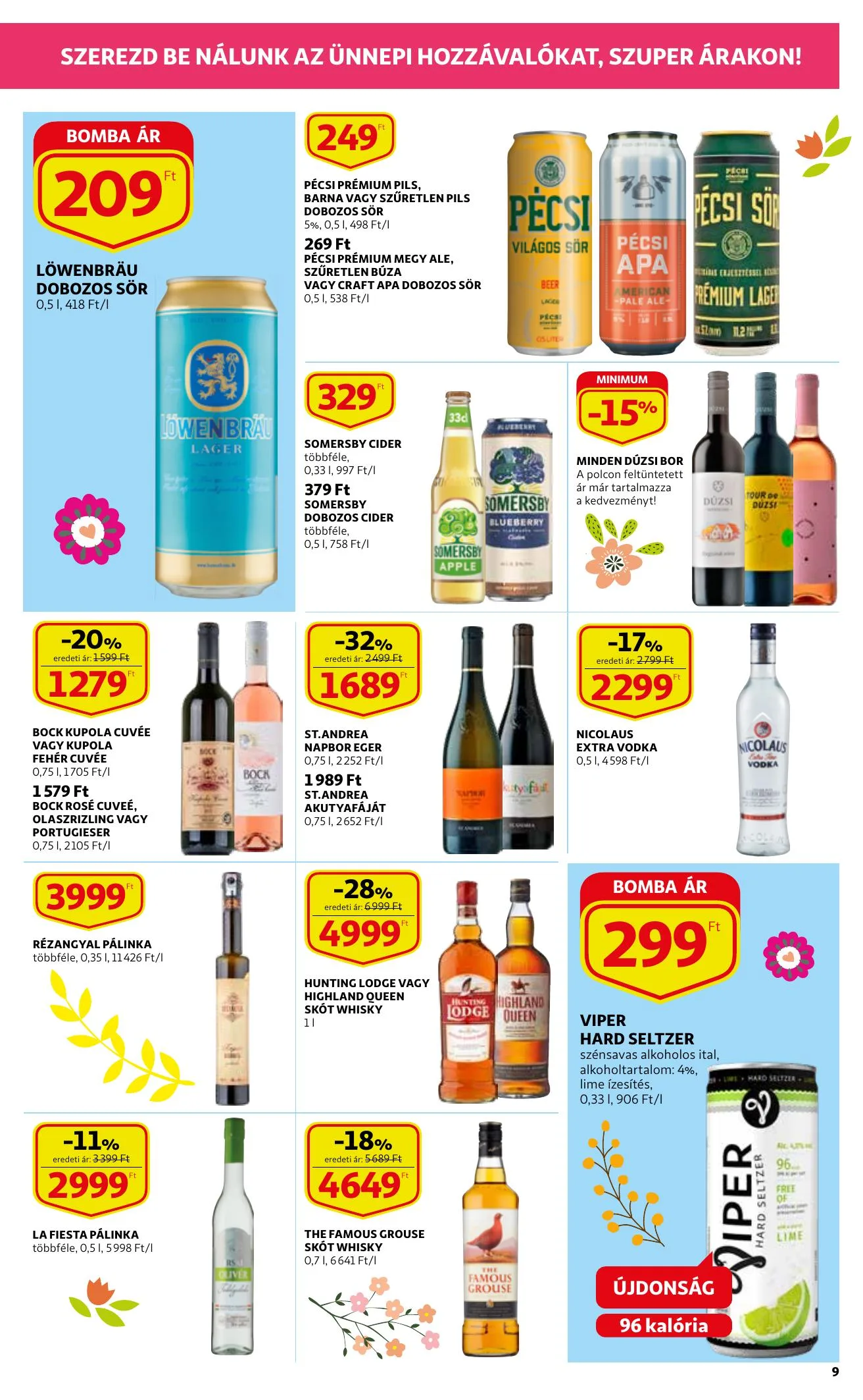 Auchan akciós újság Husveti katalógus 03.29–04.03 – 9. oldal