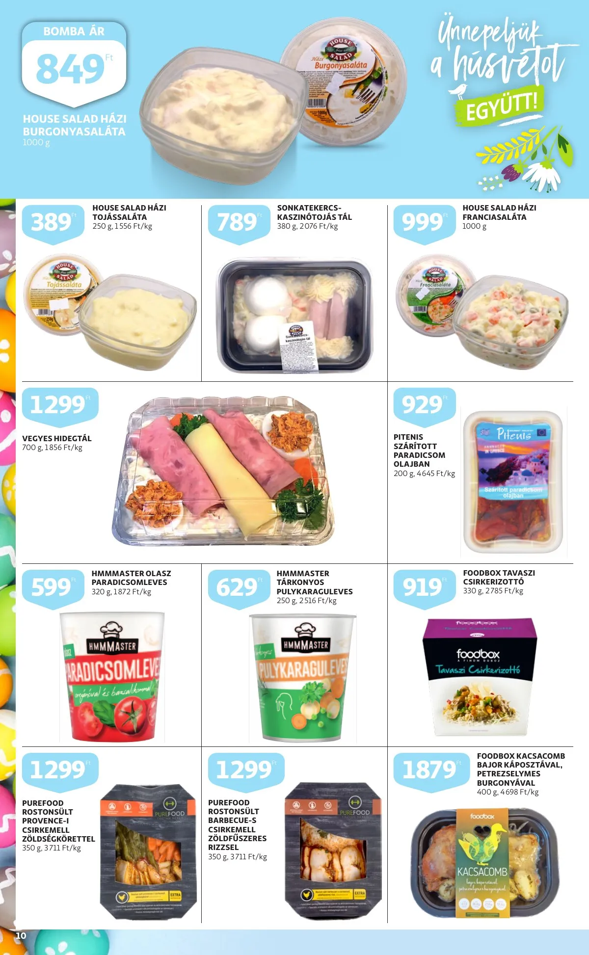 Auchan akciós újság Husveti katalógus 03.24–04.16 – 10. oldal