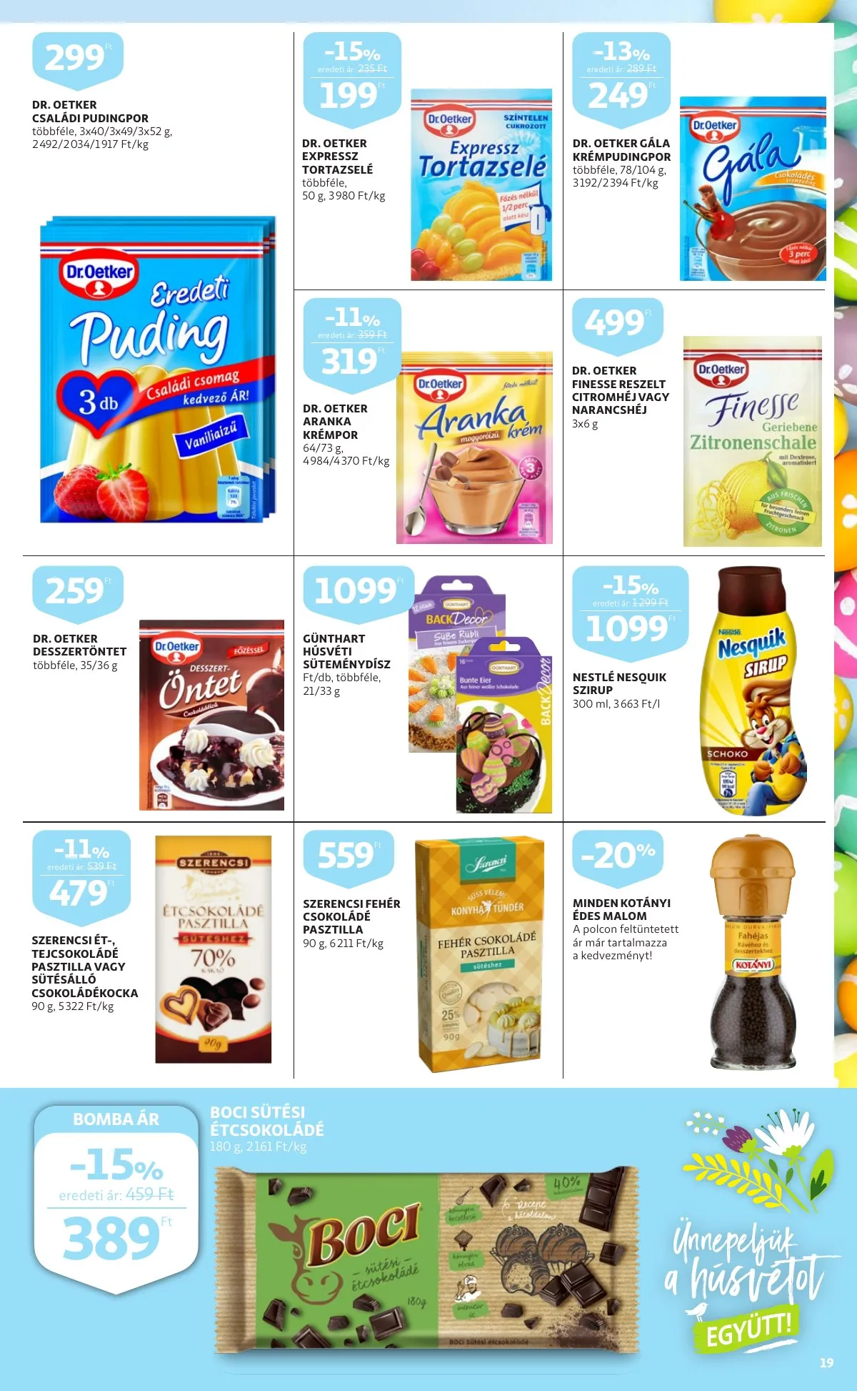 Auchan akciós újság Husveti katalógus 03.24–04.16 – 19. oldal