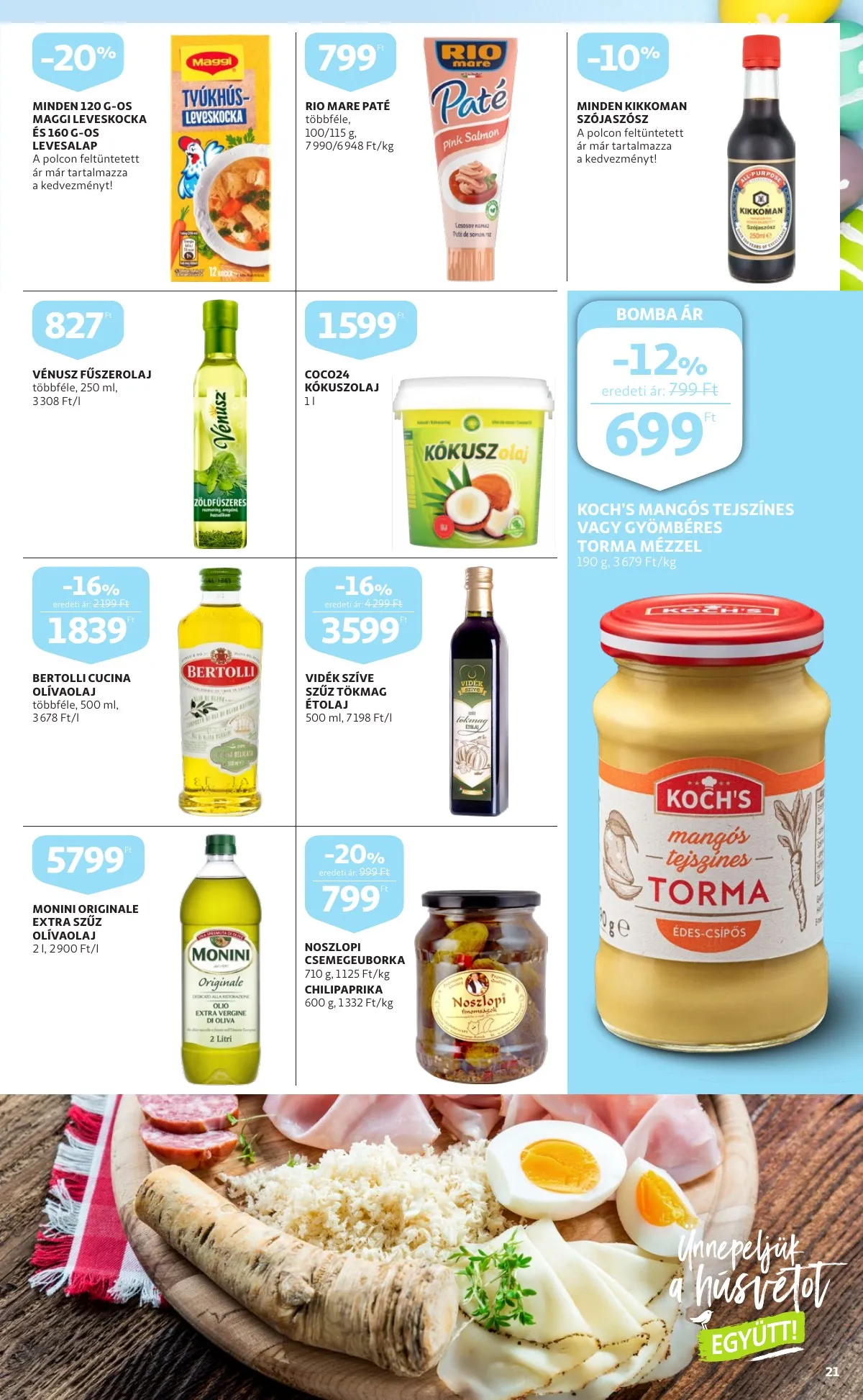 Auchan akciós újság Husveti katalógus 03.24–04.16 – 21. oldal