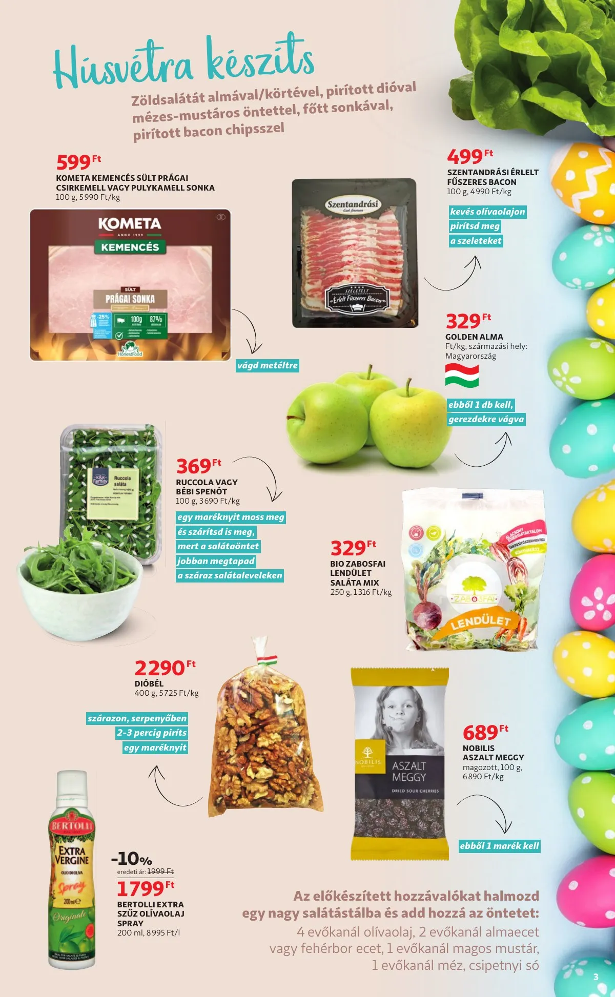 Auchan akciós újság Husveti katalógus 03.24–04.16 – 3. oldal