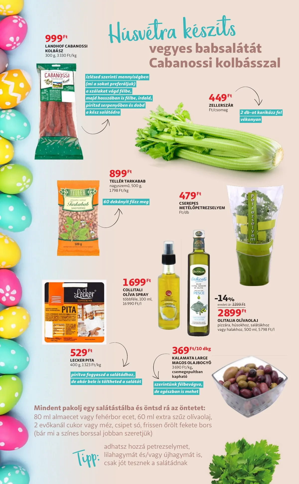 Auchan akciós újság Husveti katalógus 03.24–04.16 – 6. oldal