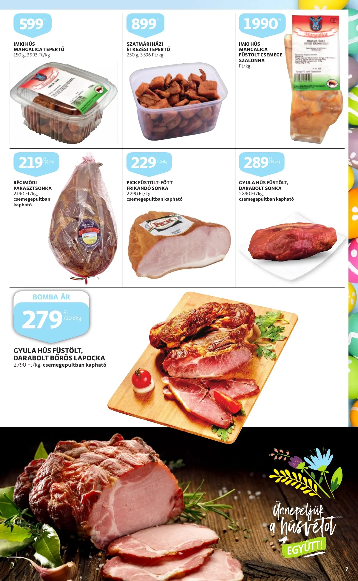 Auchan akciós újság Husveti katalógus 03.24–04.16 – 7. oldal