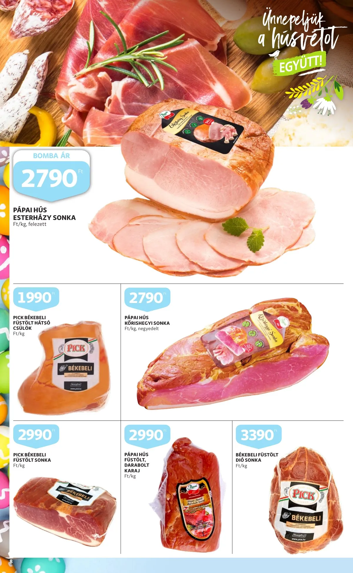 Auchan akciós újság Husveti katalógus 03.24–04.16 – 8. oldal
