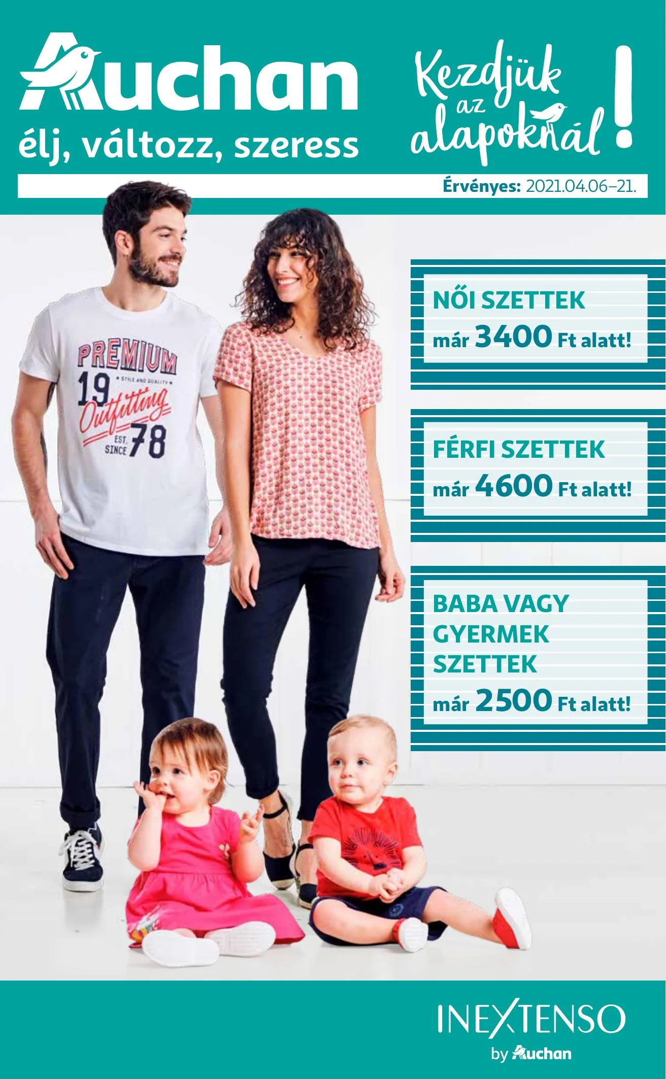 Auchan akciós újság Inextenso katalógus 04.06–04.21