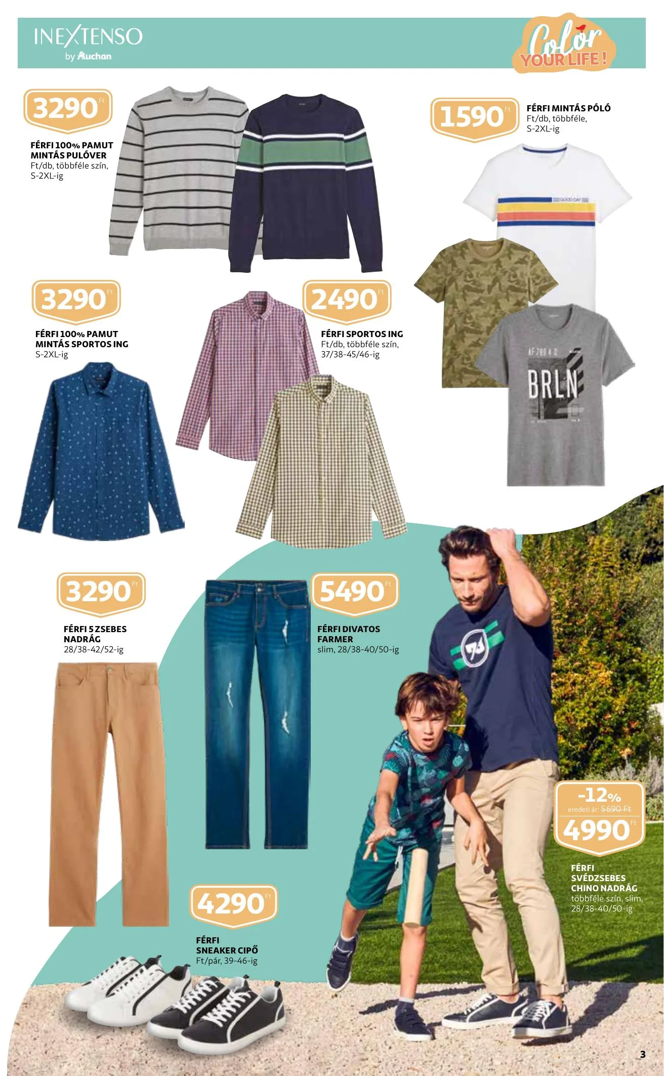 Auchan akciós újság Inextenso Textil katalógus 02.25–03.24 – 3. oldal