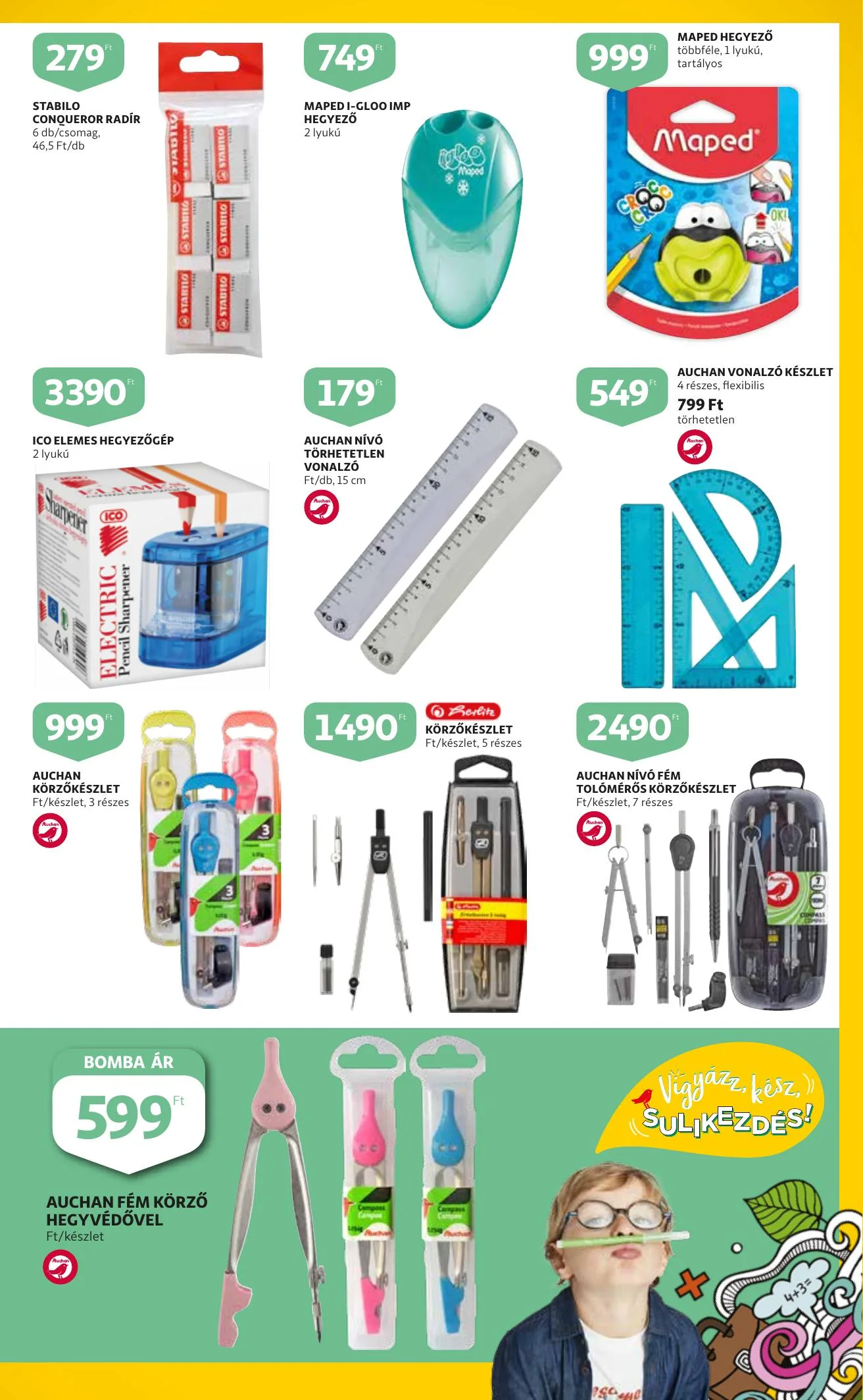 Auchan akciós újság Iskolakezdés katalógus 08.12–08.25 – 13. oldal