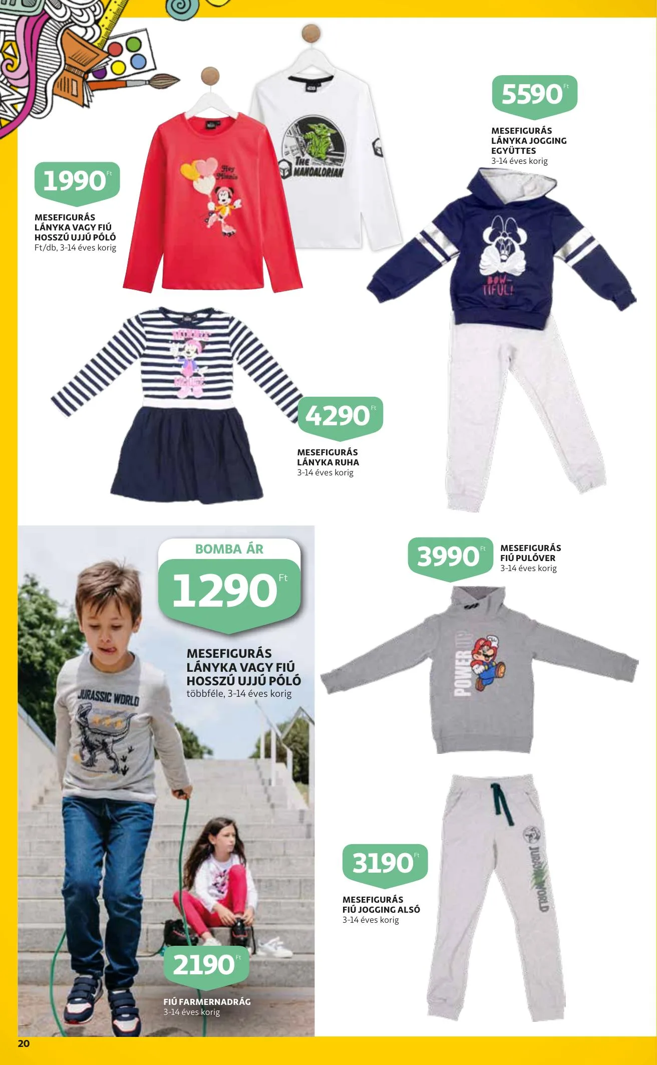 Auchan akciós újság Iskolakezdés katalógus 08.12–08.25 – 20. oldal