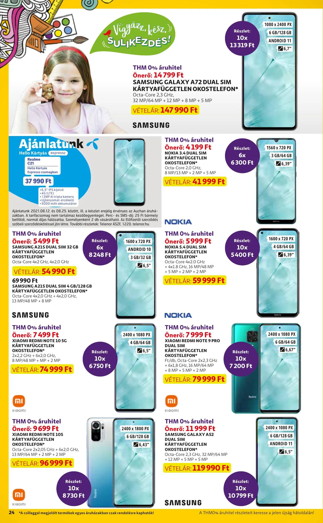 Auchan akciós újság Iskolakezdés katalógus 08.12–08.25 – 24. oldal