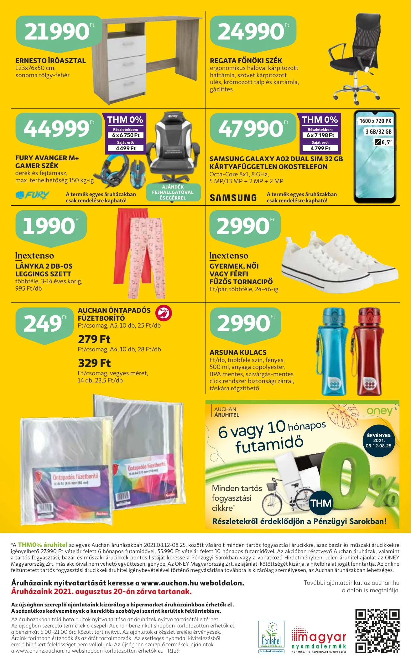 Auchan akciós újság Iskolakezdés katalógus 08.12–08.25 – 30. oldal