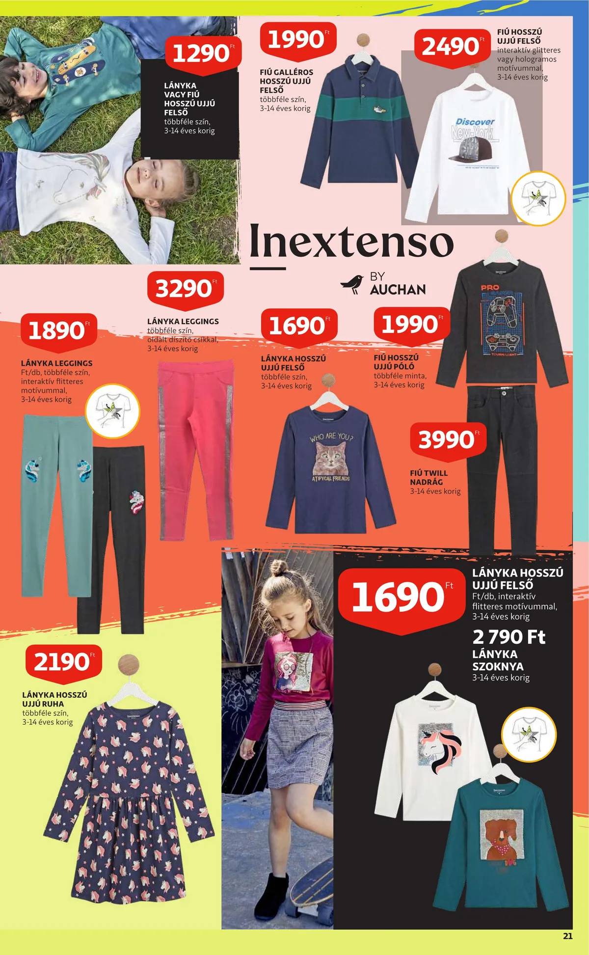 Auchan akciós újság Iskolakezdés katalógus 07.28–08.10 – 21. oldal
