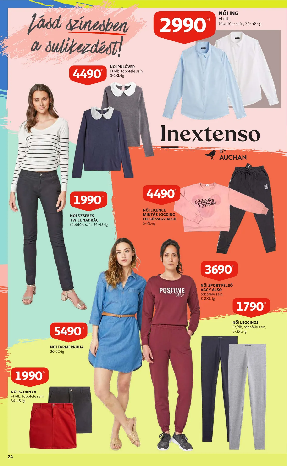 Auchan akciós újság Iskolakezdés katalógus 07.28–08.10 – 24. oldal