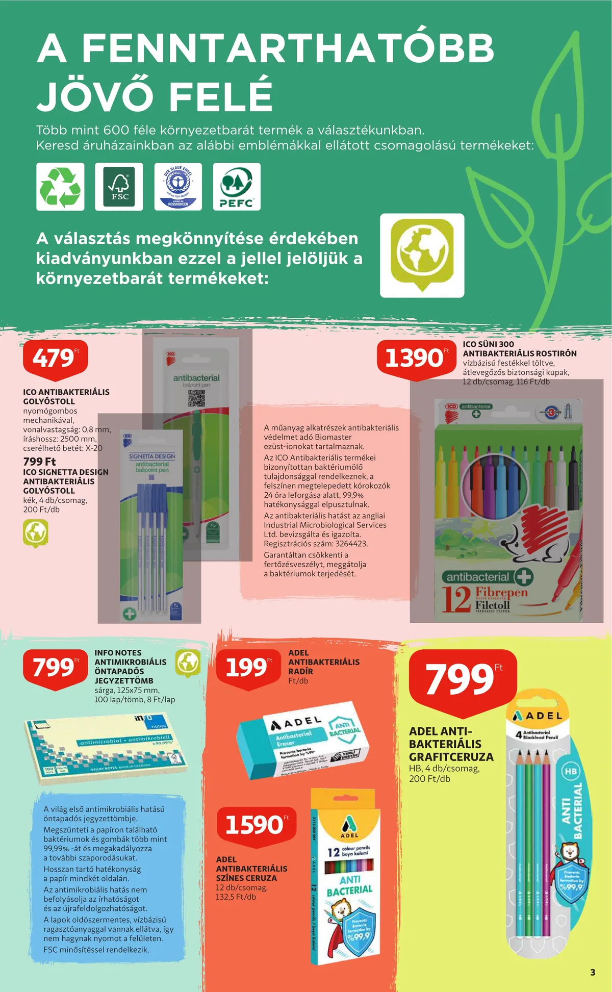 Auchan akciós újság Iskolakezdés katalógus 07.28–08.10 – 3. oldal
