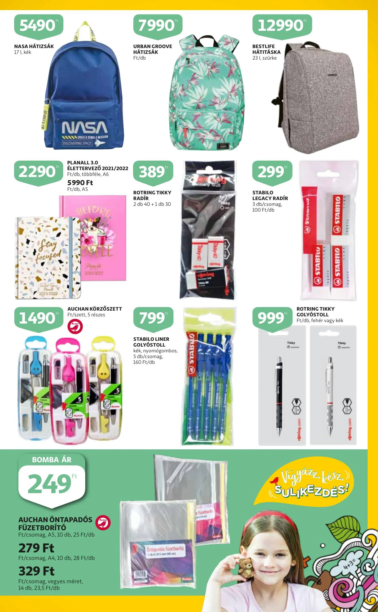 Auchan akciós újság Iskolakezdés 08.26–09.15 – 3. oldal