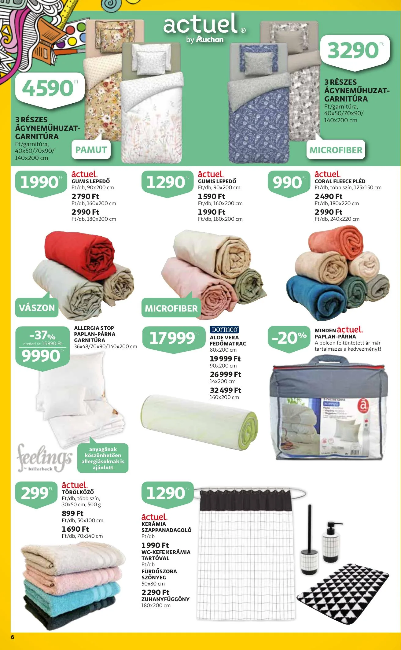 Auchan akciós újság Iskolakezdés 08.26–09.15 – 6. oldal
