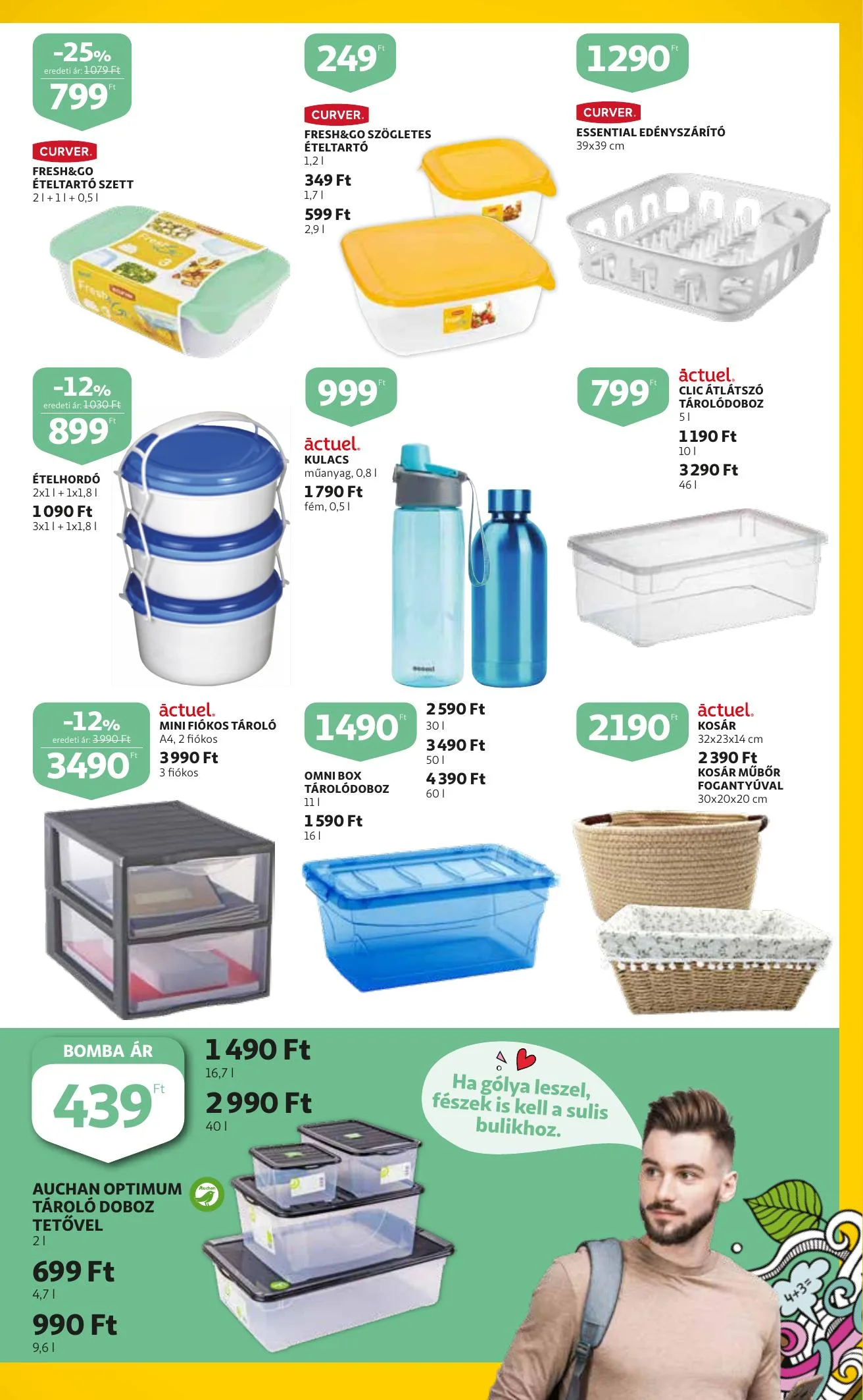Auchan akciós újság Iskolakezdés 08.26–09.15 – 7. oldal
