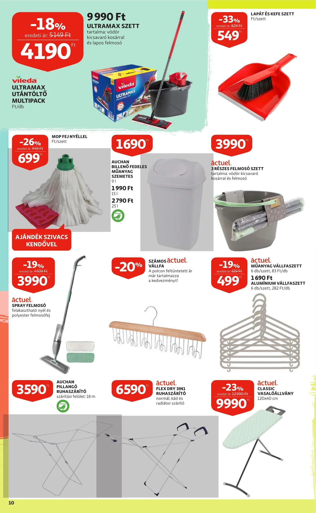 Auchan akciós újság Iskolakezdés 08.25–09.07 – 10. oldal