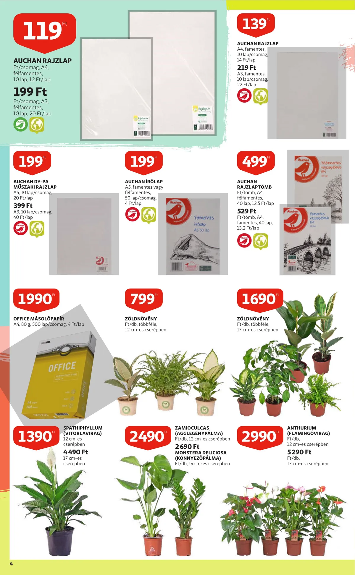 Auchan akciós újság Iskolakezdés 08.25–09.07 – 4. oldal