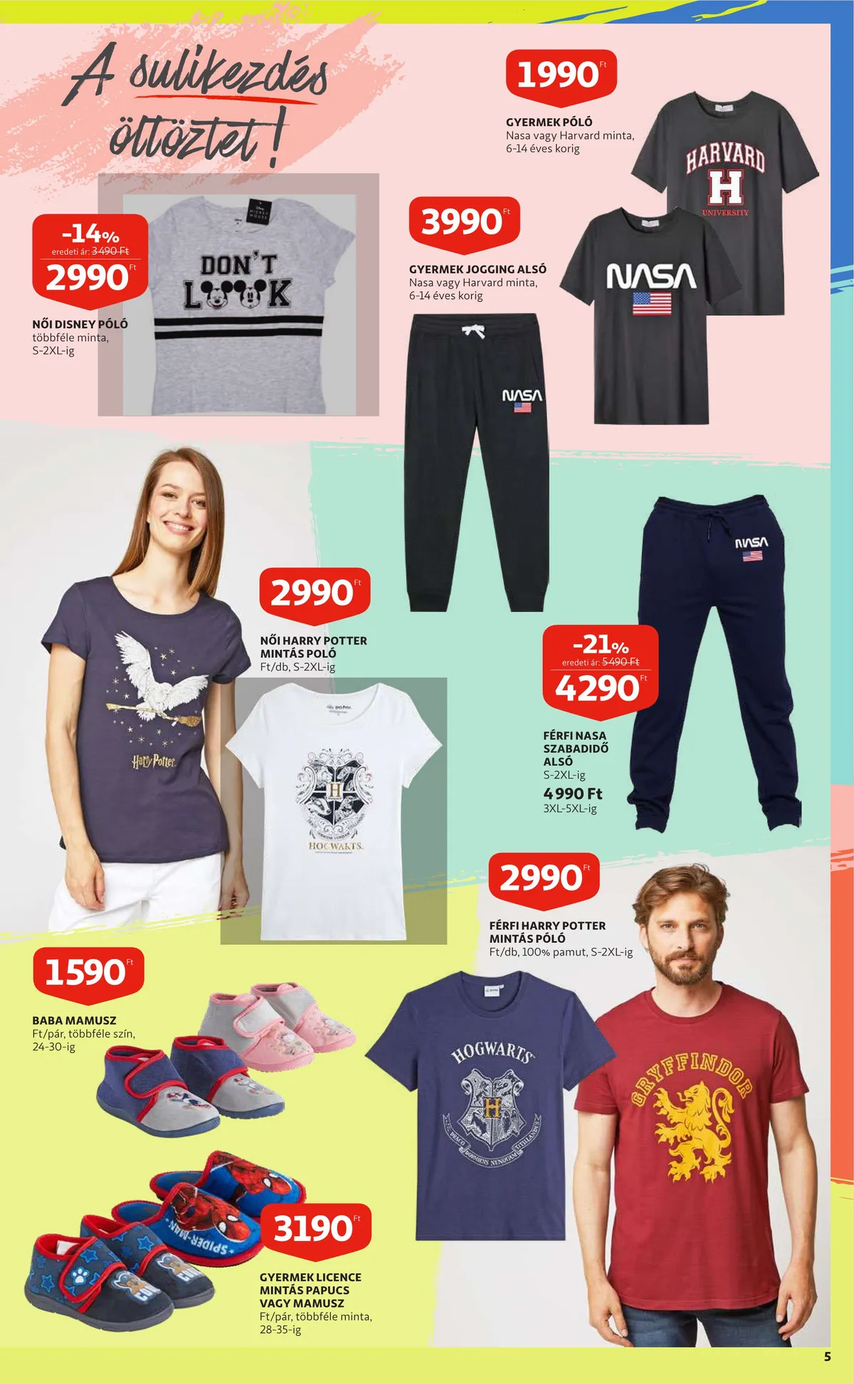 Auchan akciós újság Iskolakezdés 08.25–09.07 – 5. oldal