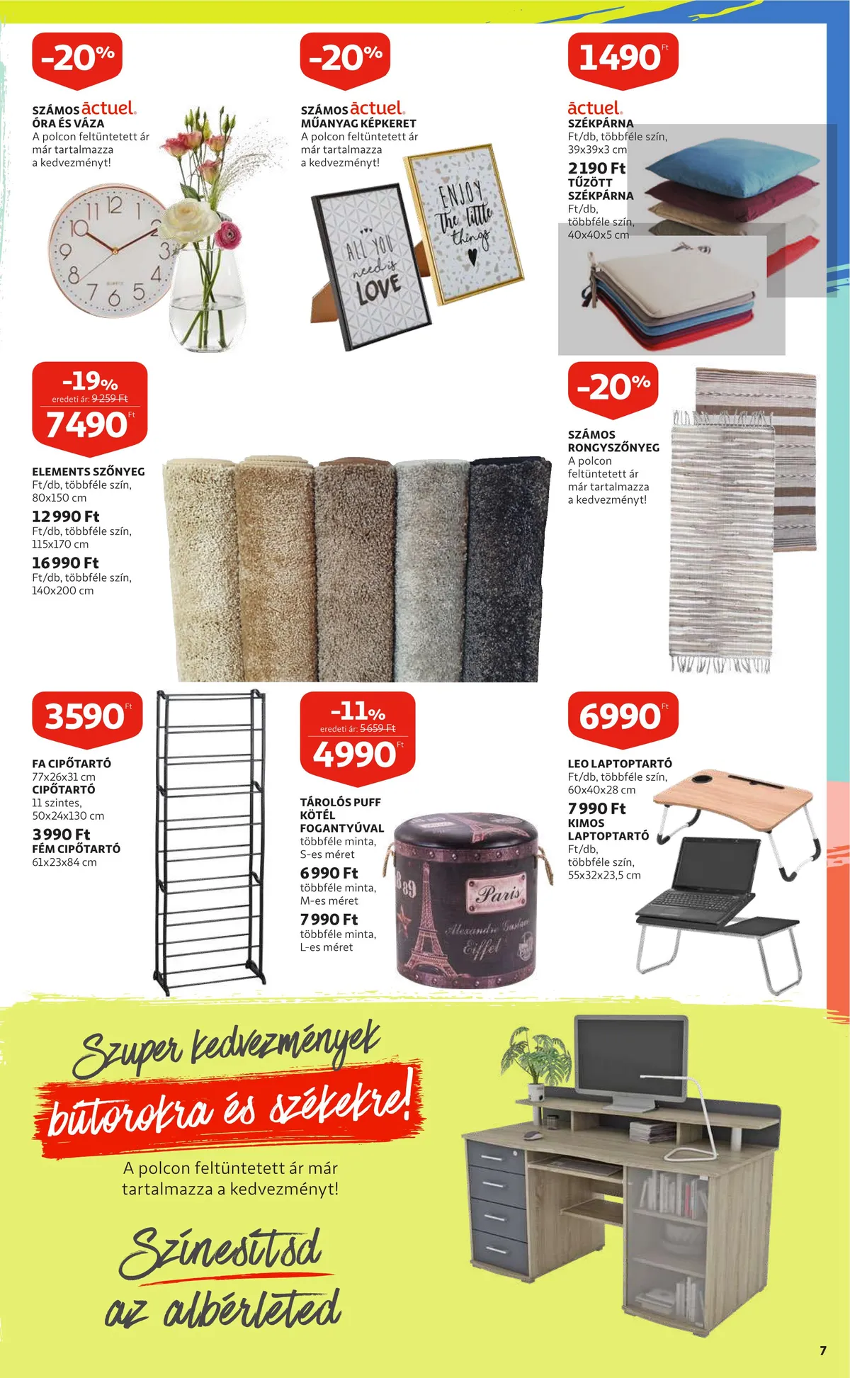 Auchan akciós újság Iskolakezdés 08.25–09.07 – 7. oldal
