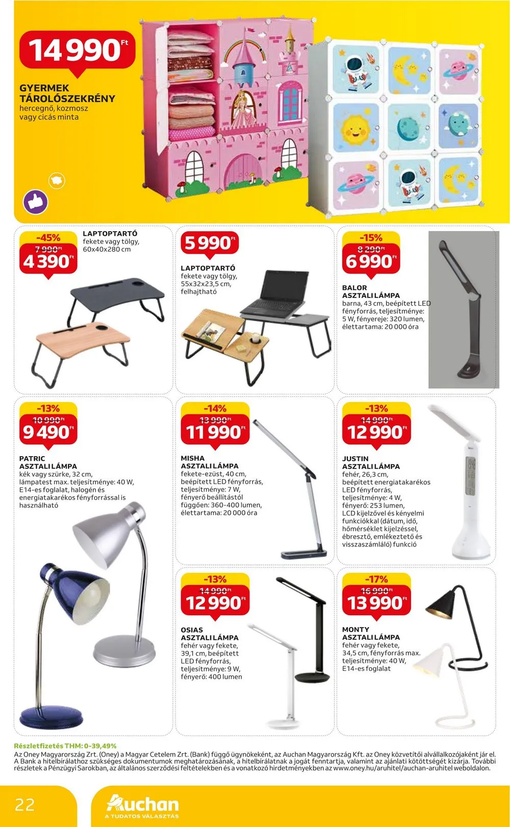 Auchan akciós újság Iskolakezdés 07.27–08.09 – 22. oldal