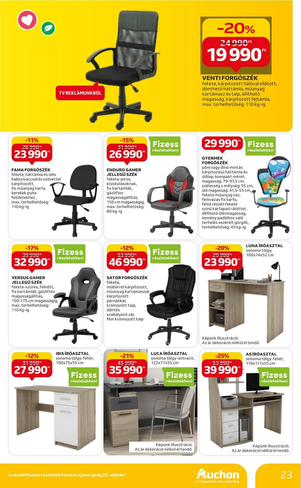 Auchan akciós újság Iskolakezdés 07.27–08.09 – 23. oldal