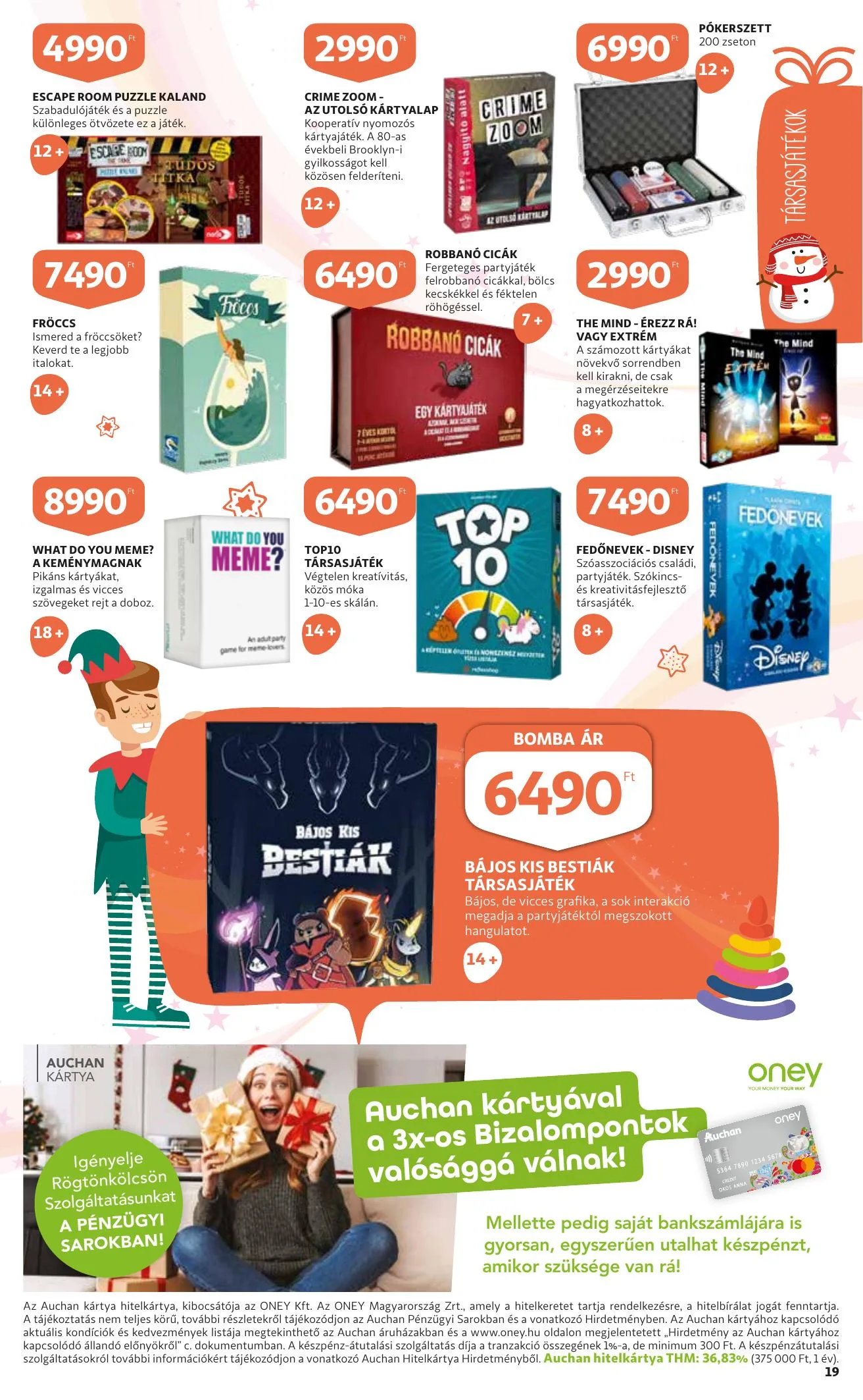 Auchan akciós újság Jatekkatalogus 12.02–12.31 – 19. oldal