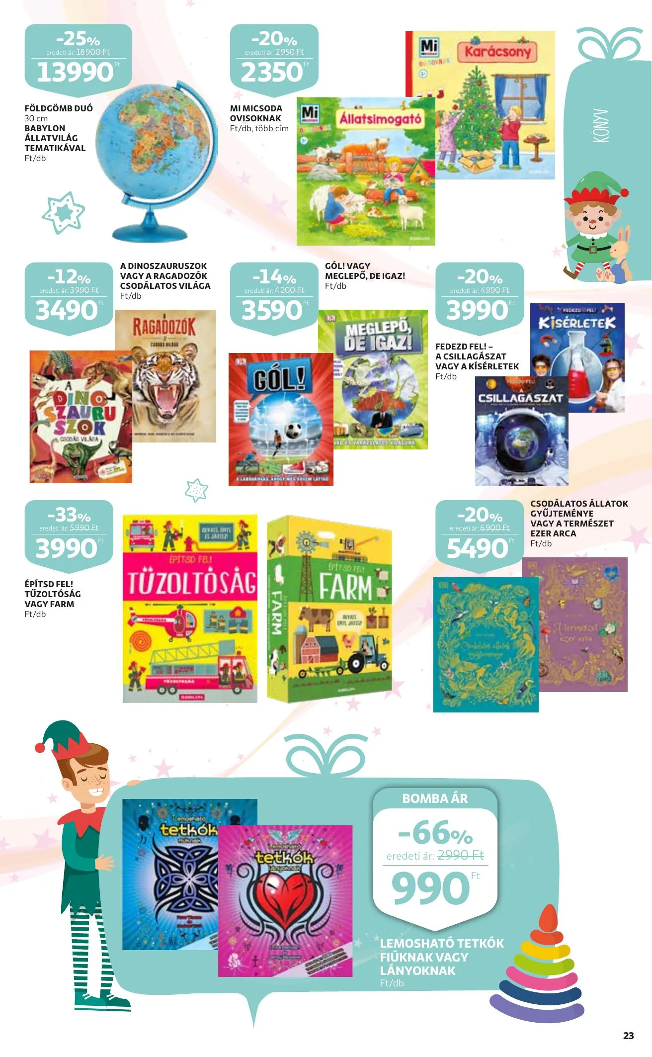 Auchan akciós újság Jatekkatalogus 12.02–12.31 – 23. oldal