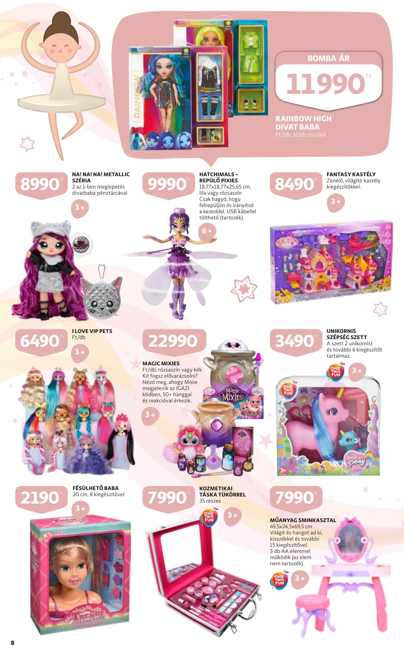 Auchan akciós újság Jatekkatalogus 12.02–12.31 – 8. oldal
