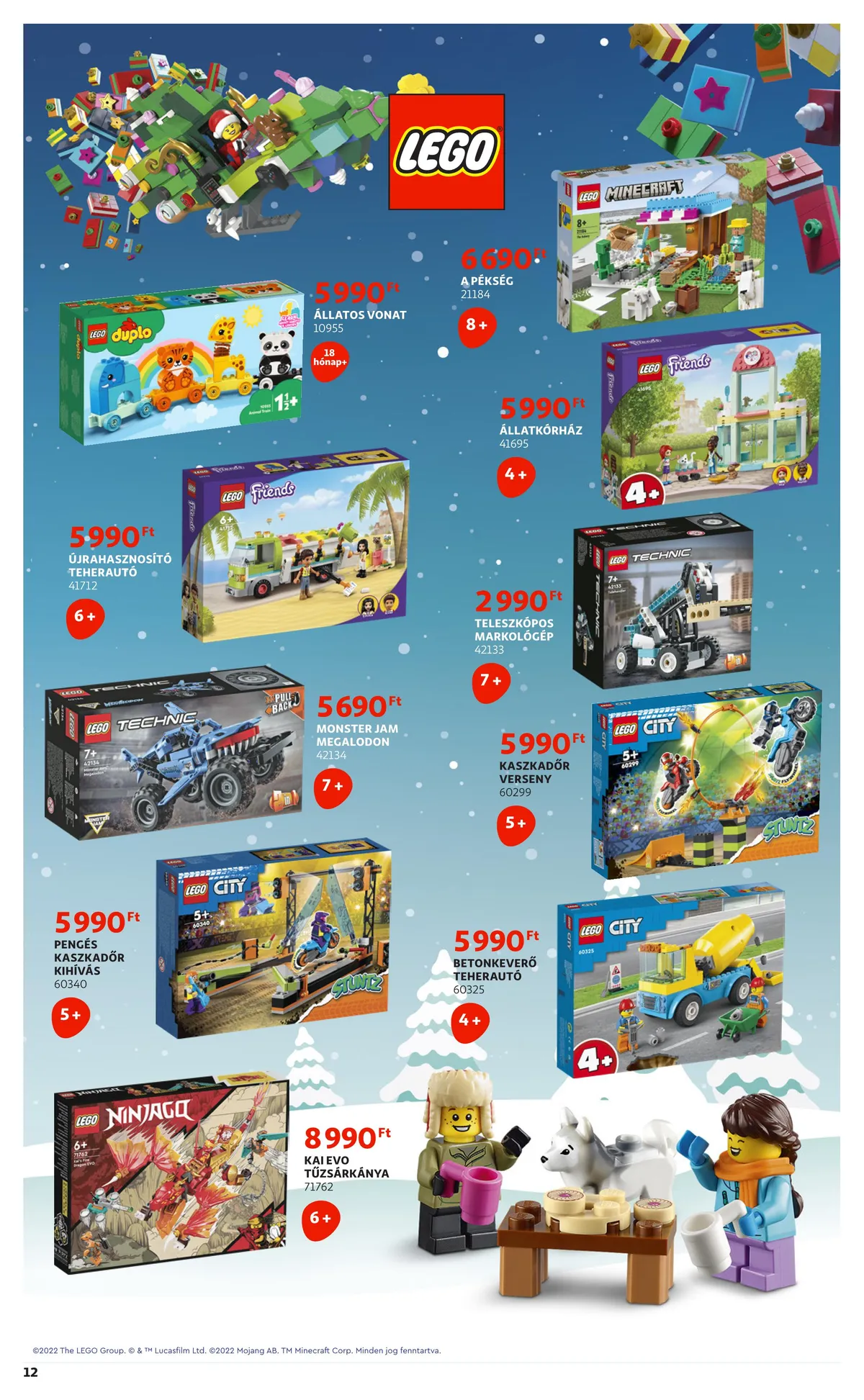 Auchan akciós újság Jatekkatalogus 12.01–12.31 – 12. oldal