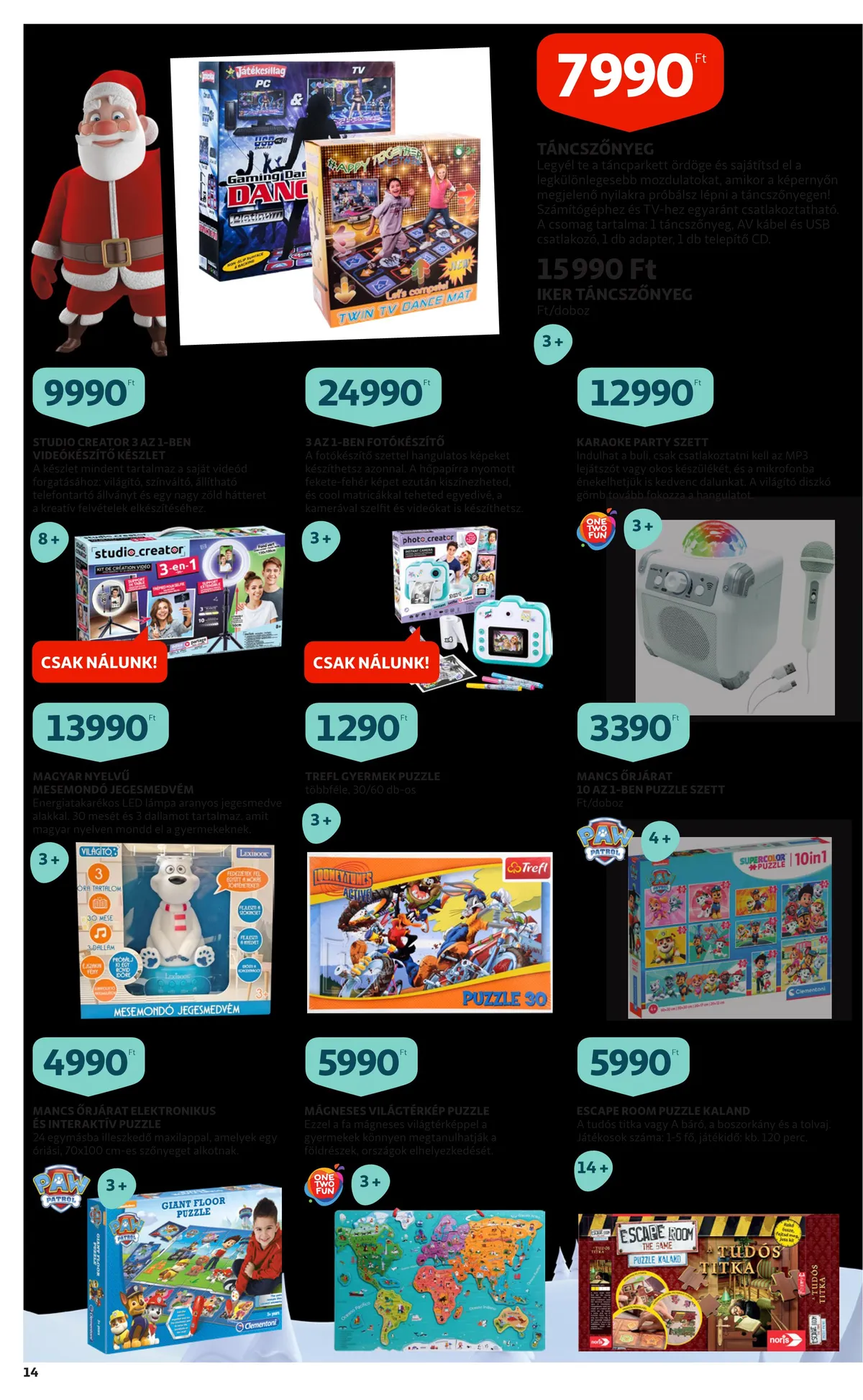 Auchan akciós újság Jatekkatalogus 12.01–12.31 – 14. oldal