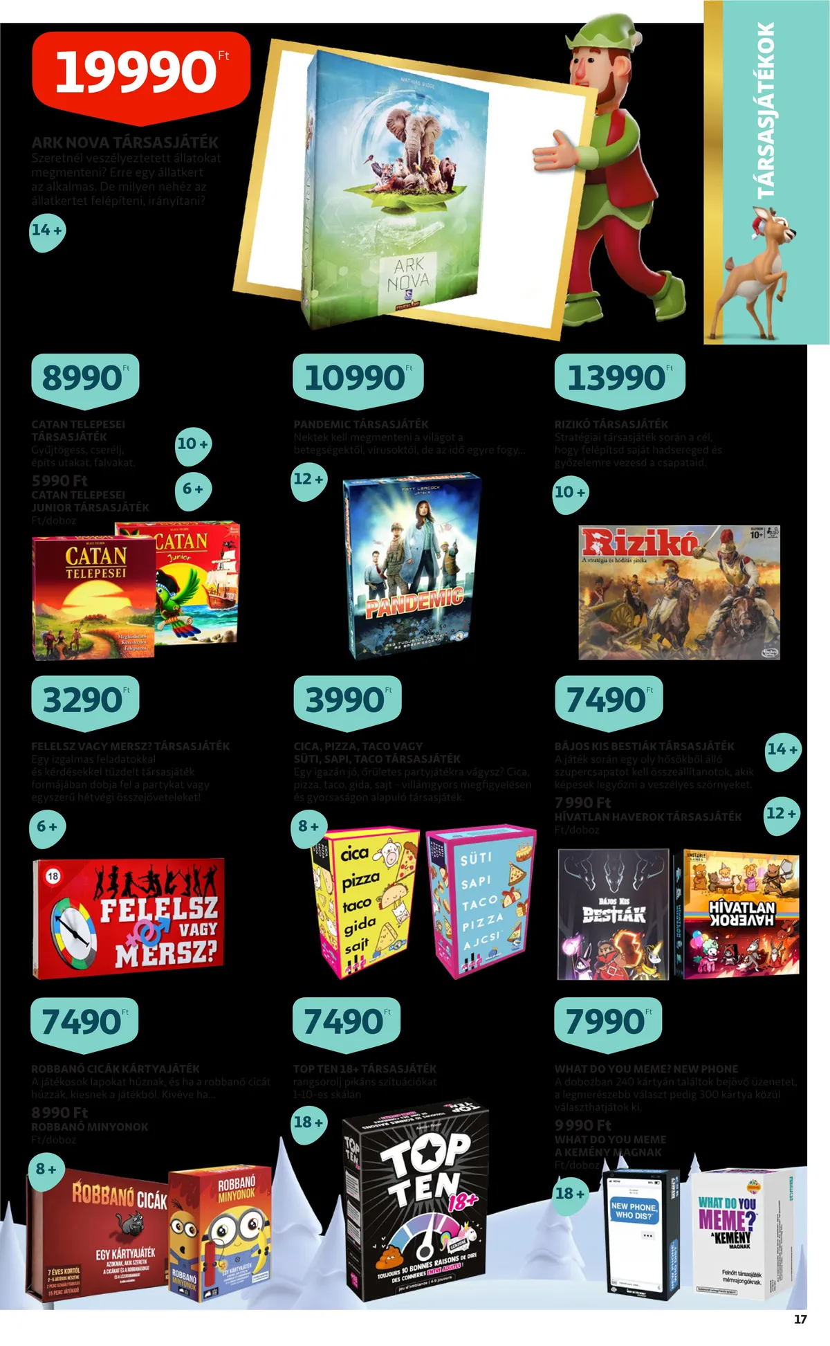 Auchan akciós újság Jatekkatalogus 12.01–12.31 – 17. oldal