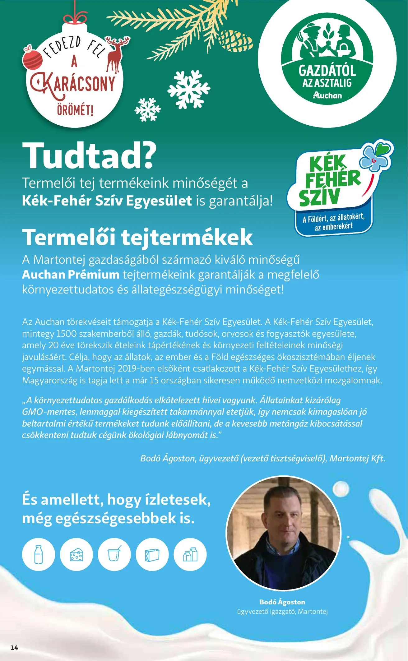 Auchan akciós újság Karacsony 12.09–12.24 – 14. oldal