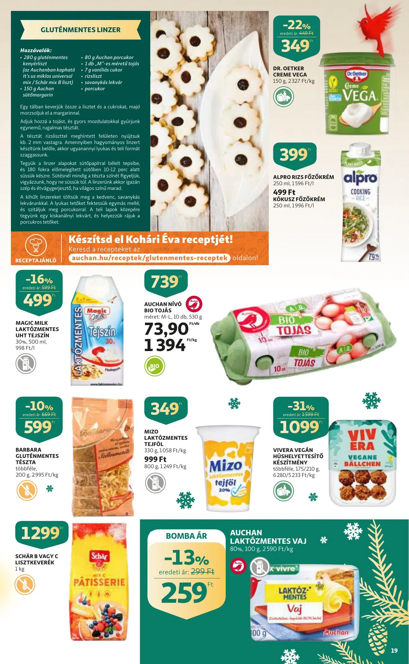 Auchan akciós újság Karacsony 12.09–12.24 – 19. oldal